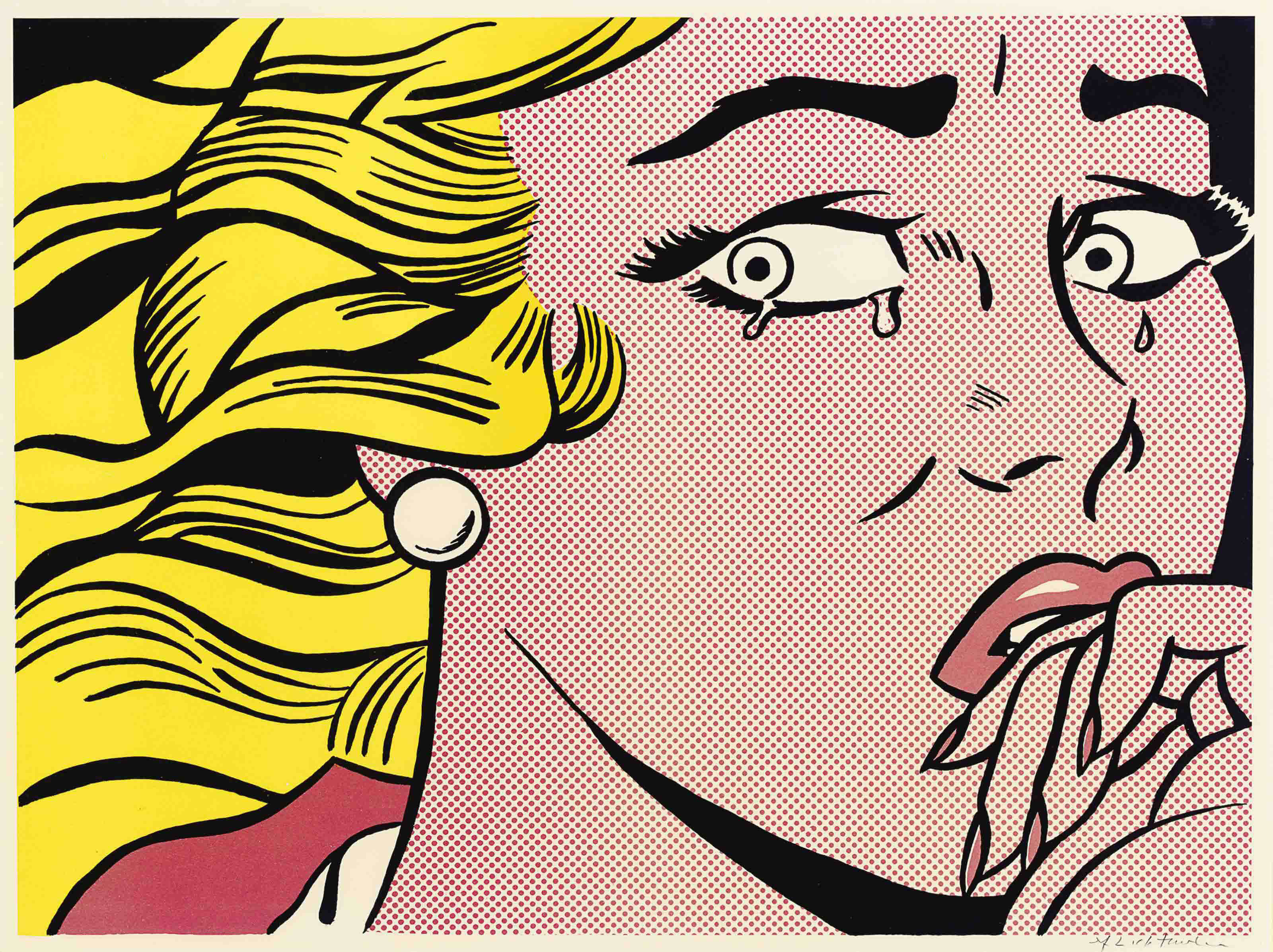 Roy Lichtenstein — Плачущая девушка (Корлетт II.1)
