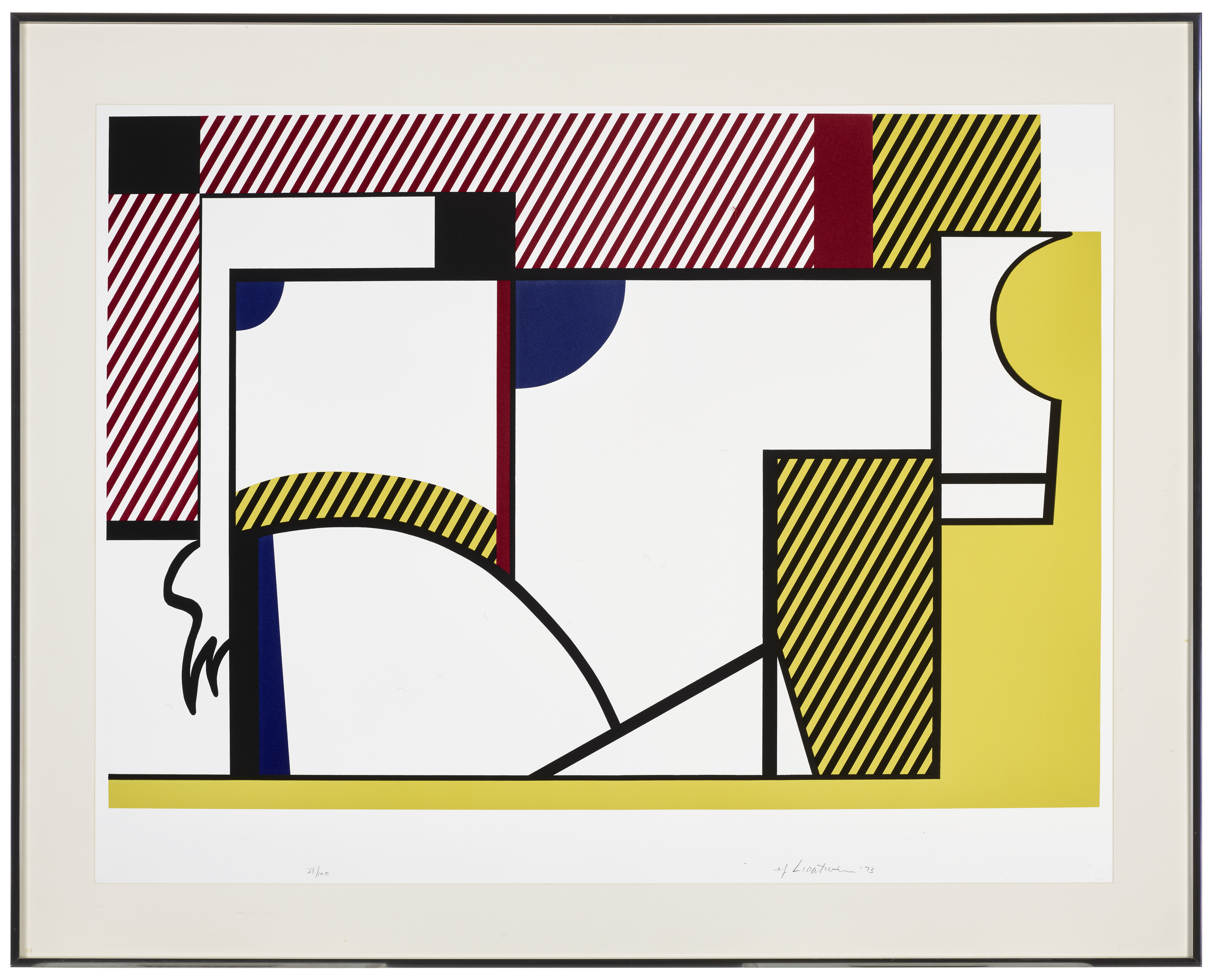 Roy Lichtenstein — Bull IV, из серии профилей Bull, изображение 2