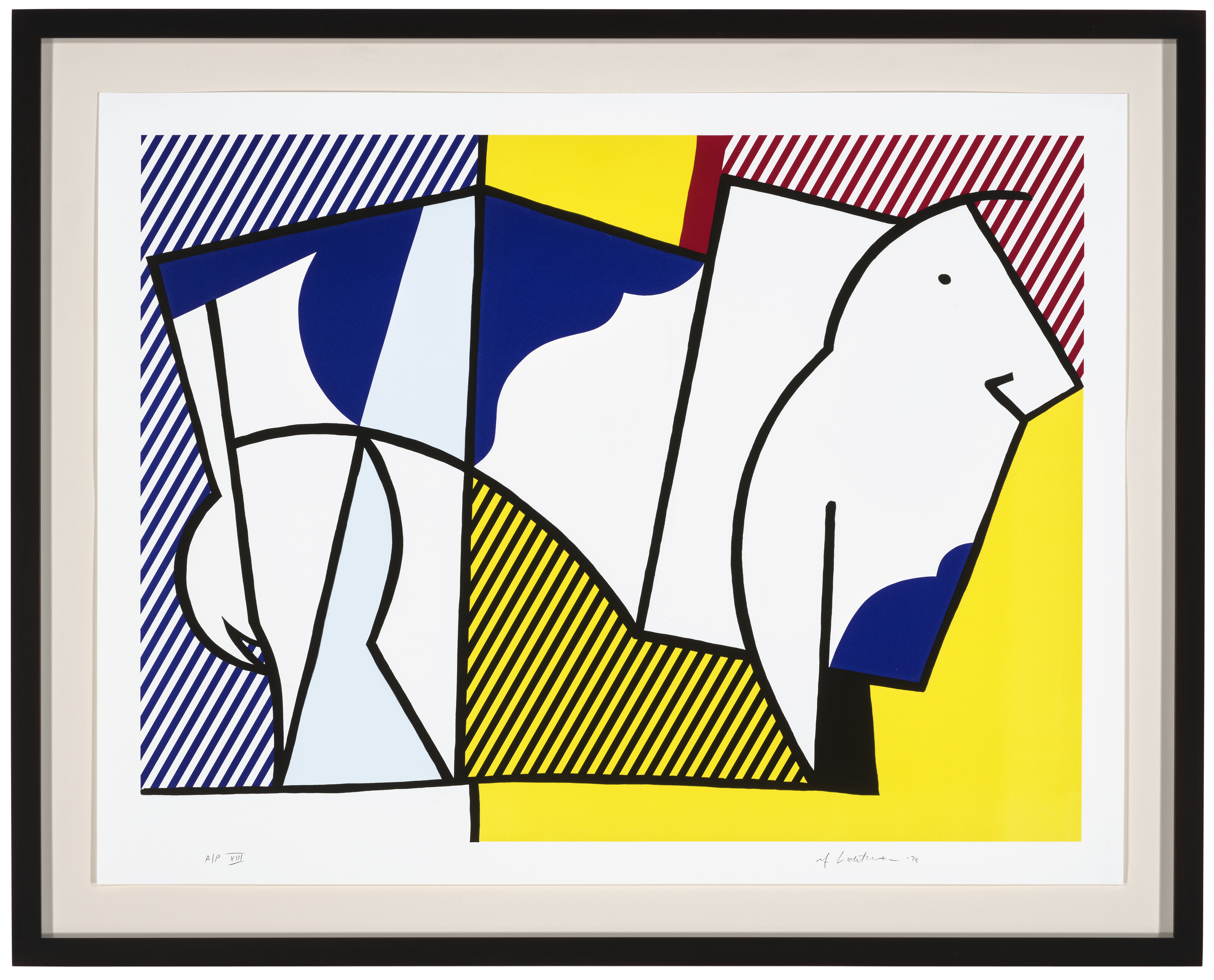 Roy Lichtenstein — Bull III, из серии Bull Profile, изображение 2