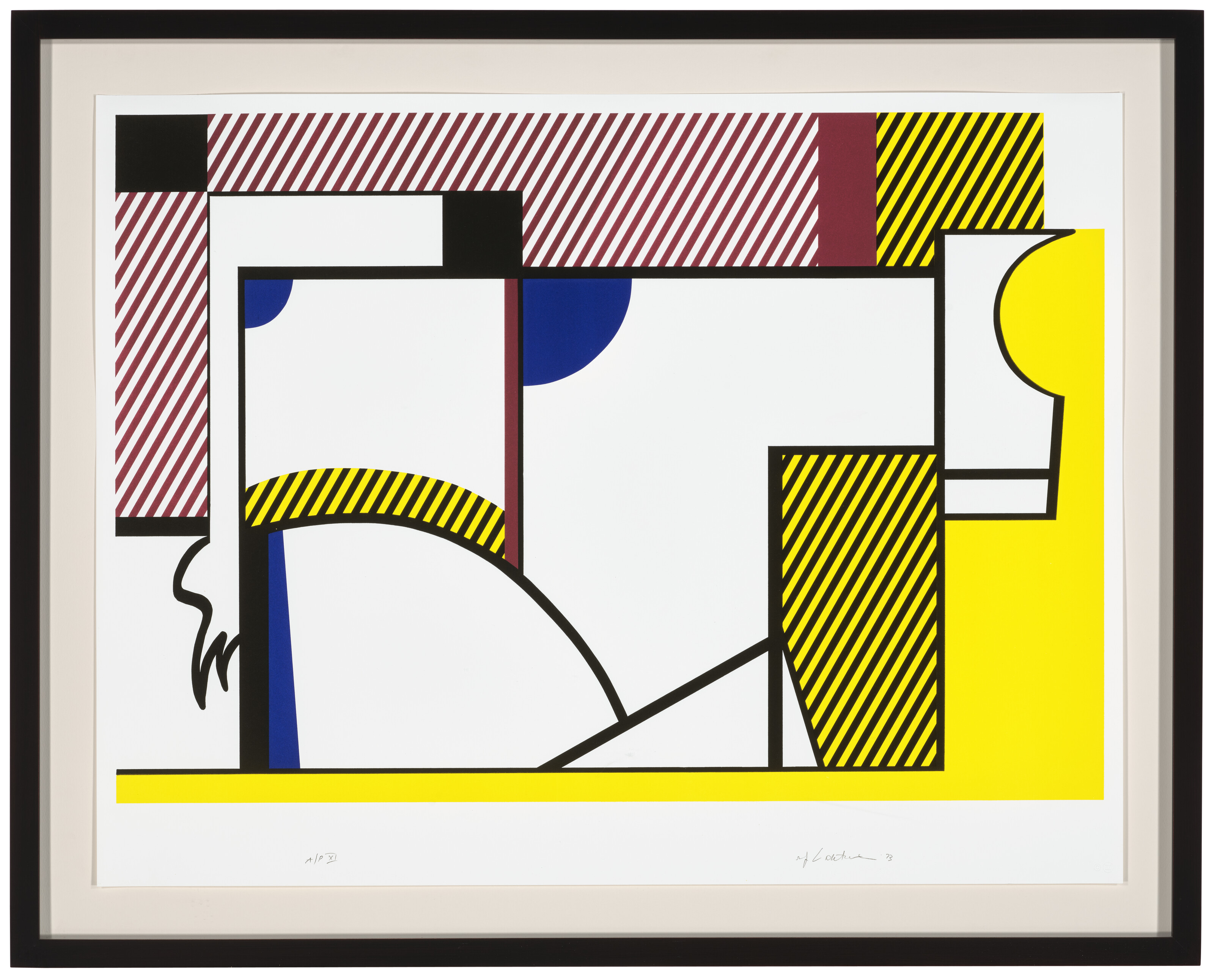 Roy Lichtenstein — Bull IV, из серии профилей Bull, изображение 2
