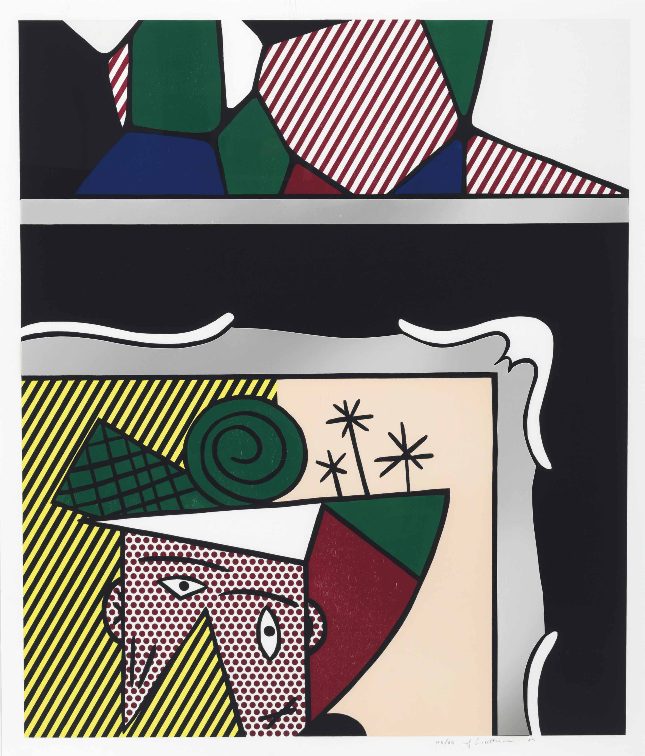 Roy Lichtenstein — Две картины из серии "Живопись"