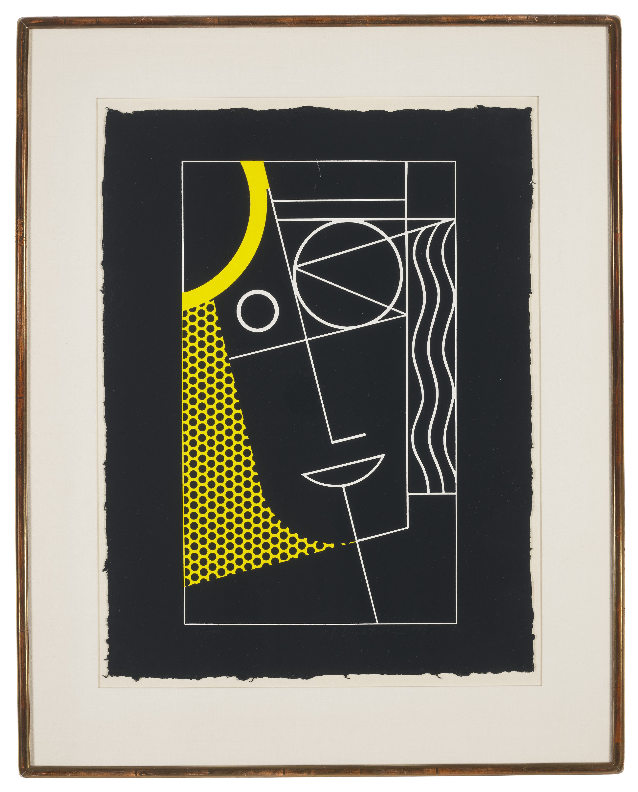 Roy Lichtenstein — Современная головка №2, из серии Modern Head, изображение 2