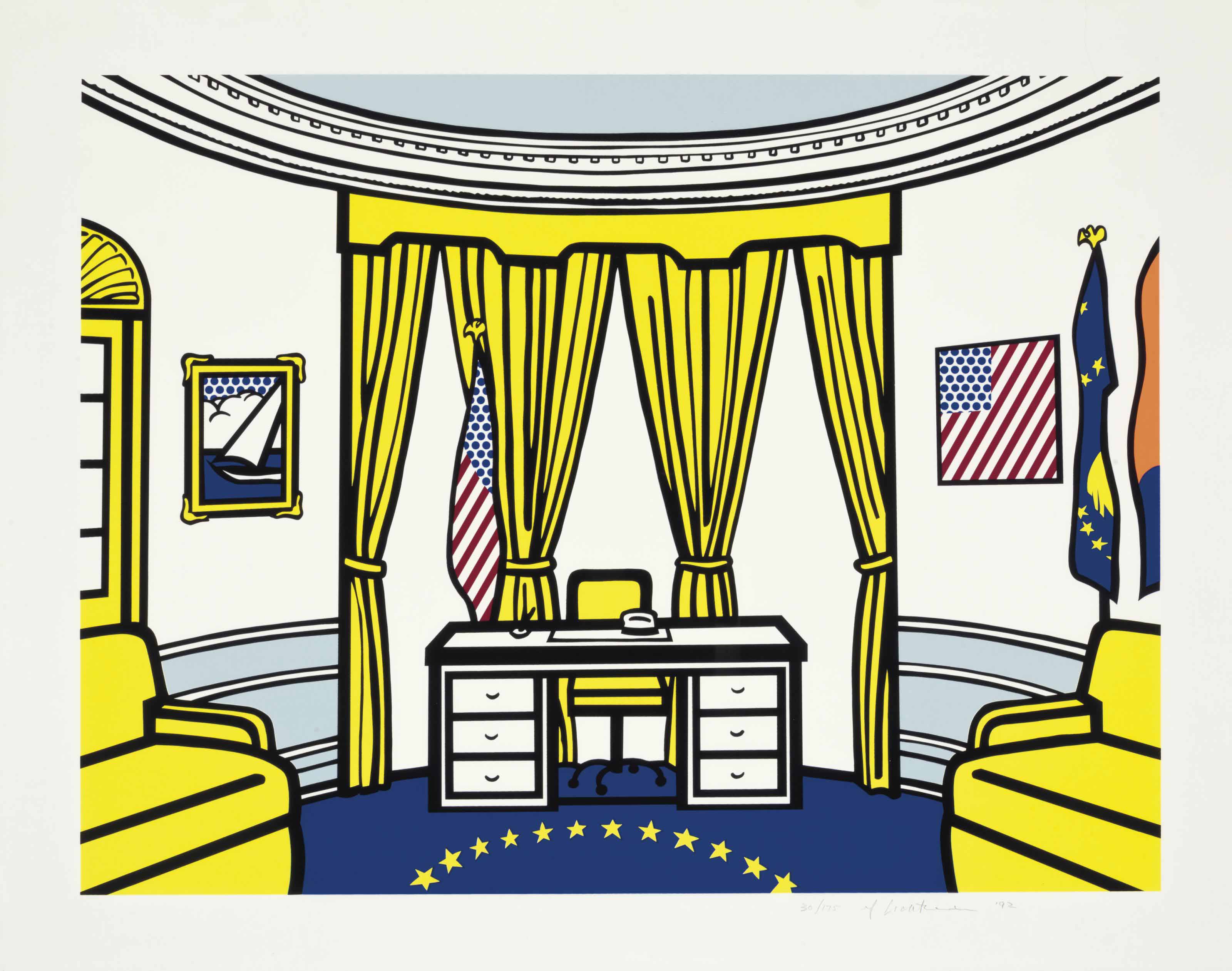 Roy Lichtenstein — Овальный кабинет