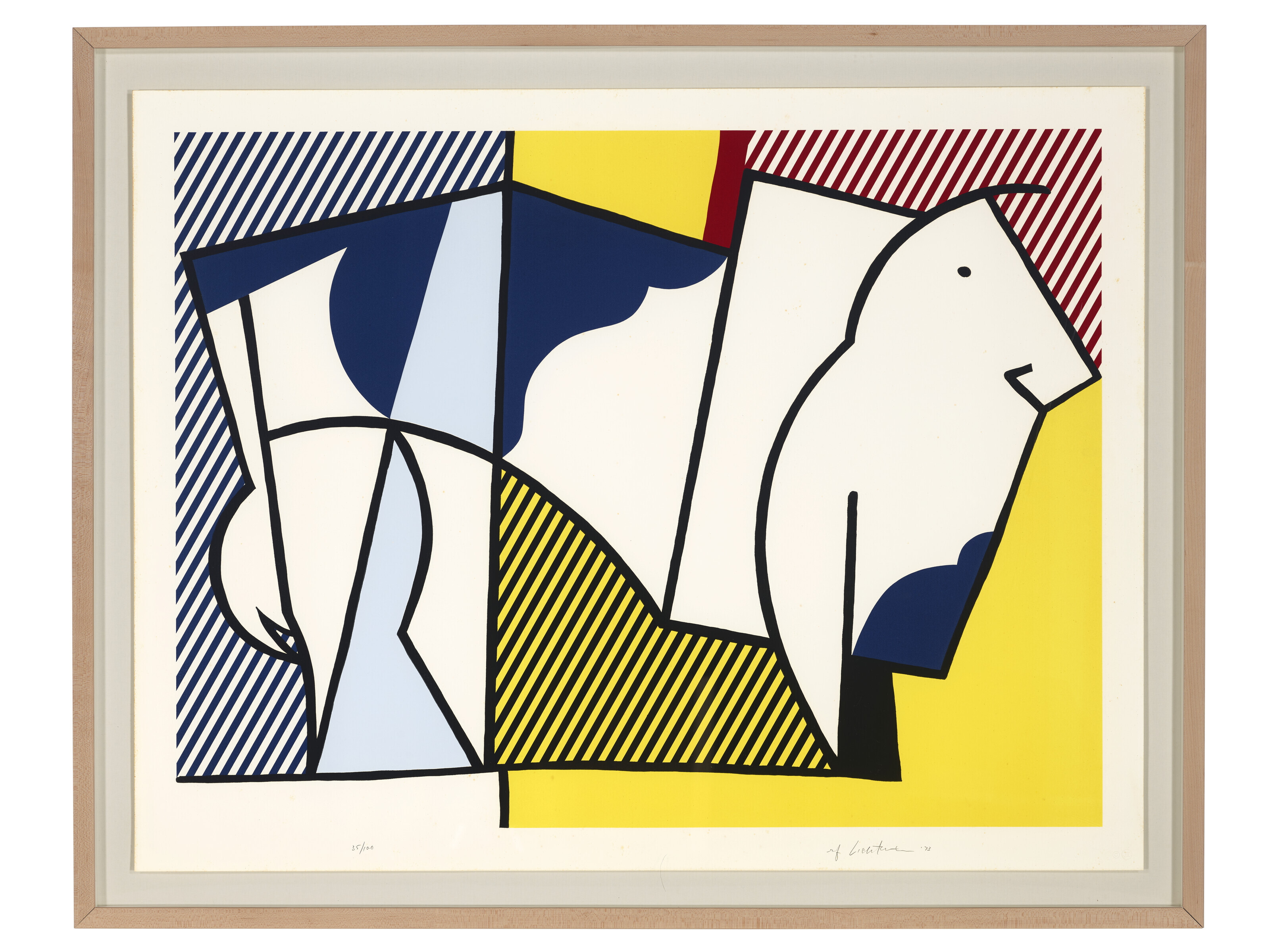 Roy Lichtenstein — Bull III, из серии Bull Profile, изображение 2