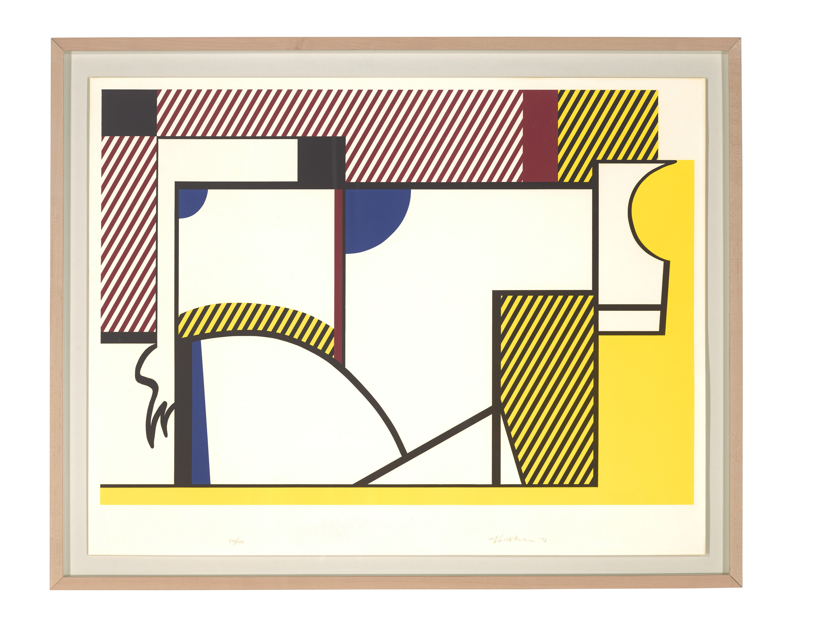 Roy Lichtenstein — Bull IV, из серии профилей Bull, изображение 2
