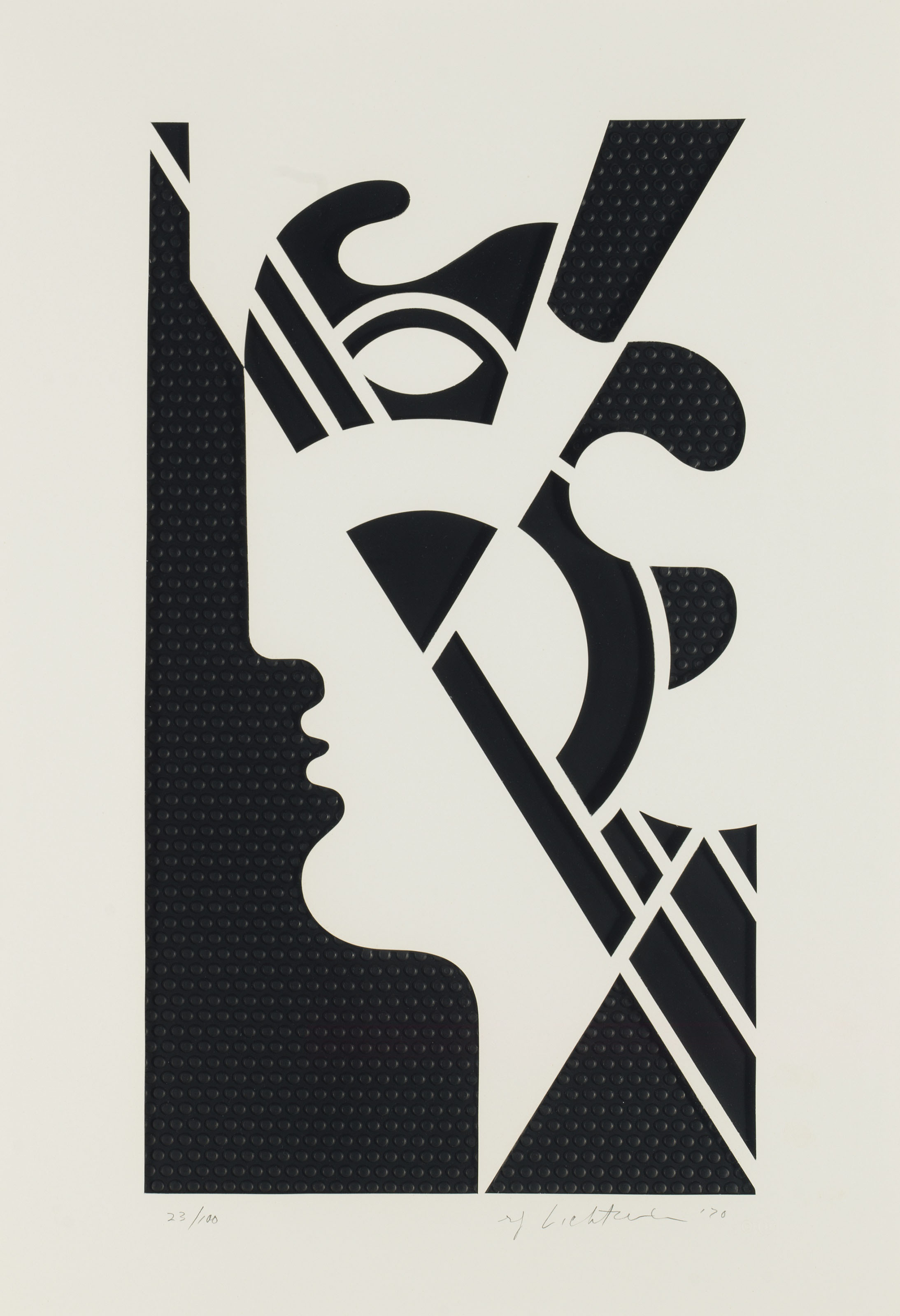 Roy Lichtenstein — Современная голова №5