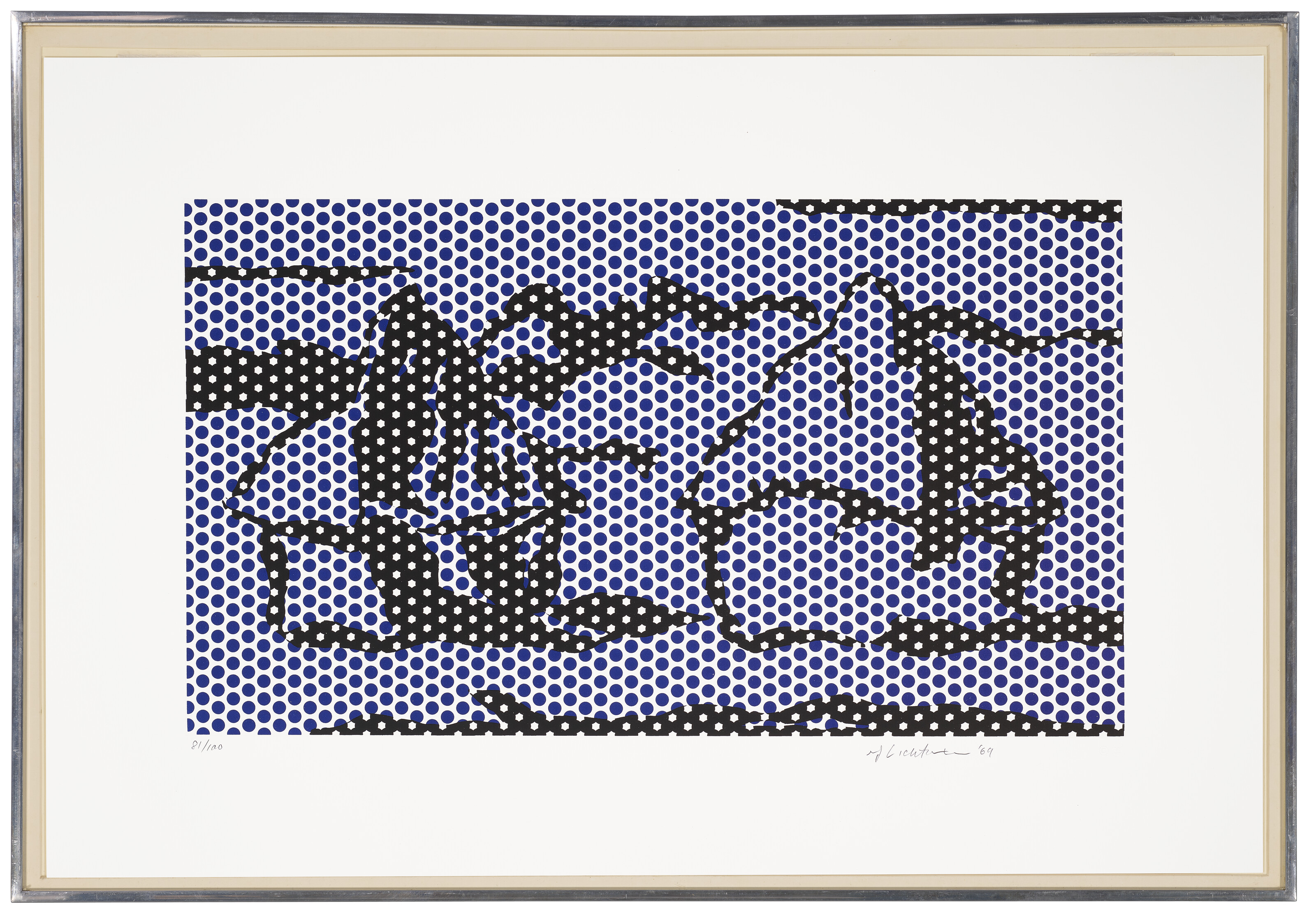 Roy Lichtenstein — Стог сена №3, из серии "Стог сена", изображение 2