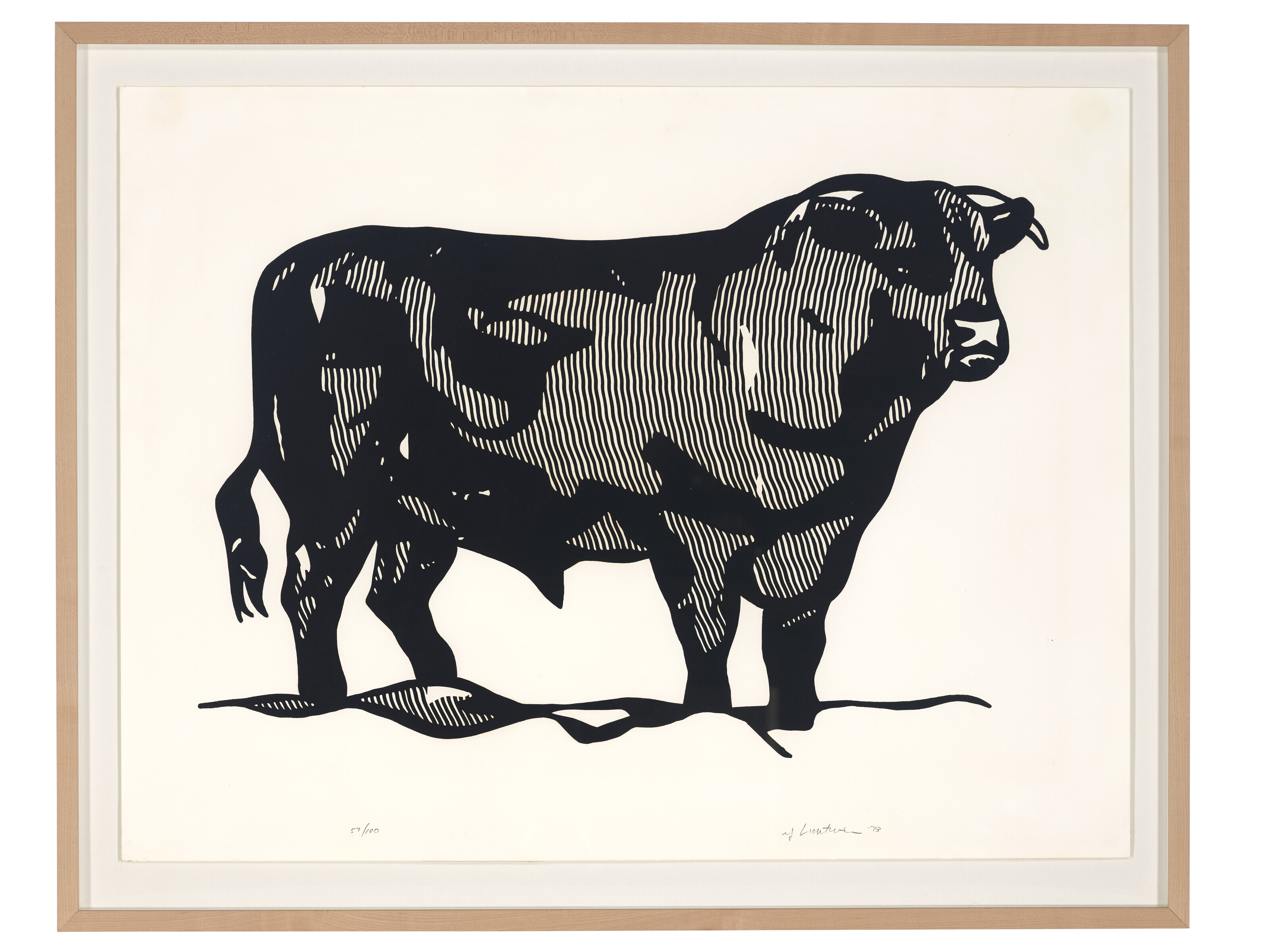 Roy Lichtenstein — Bull I, из серии профилей Bull, изображение 2