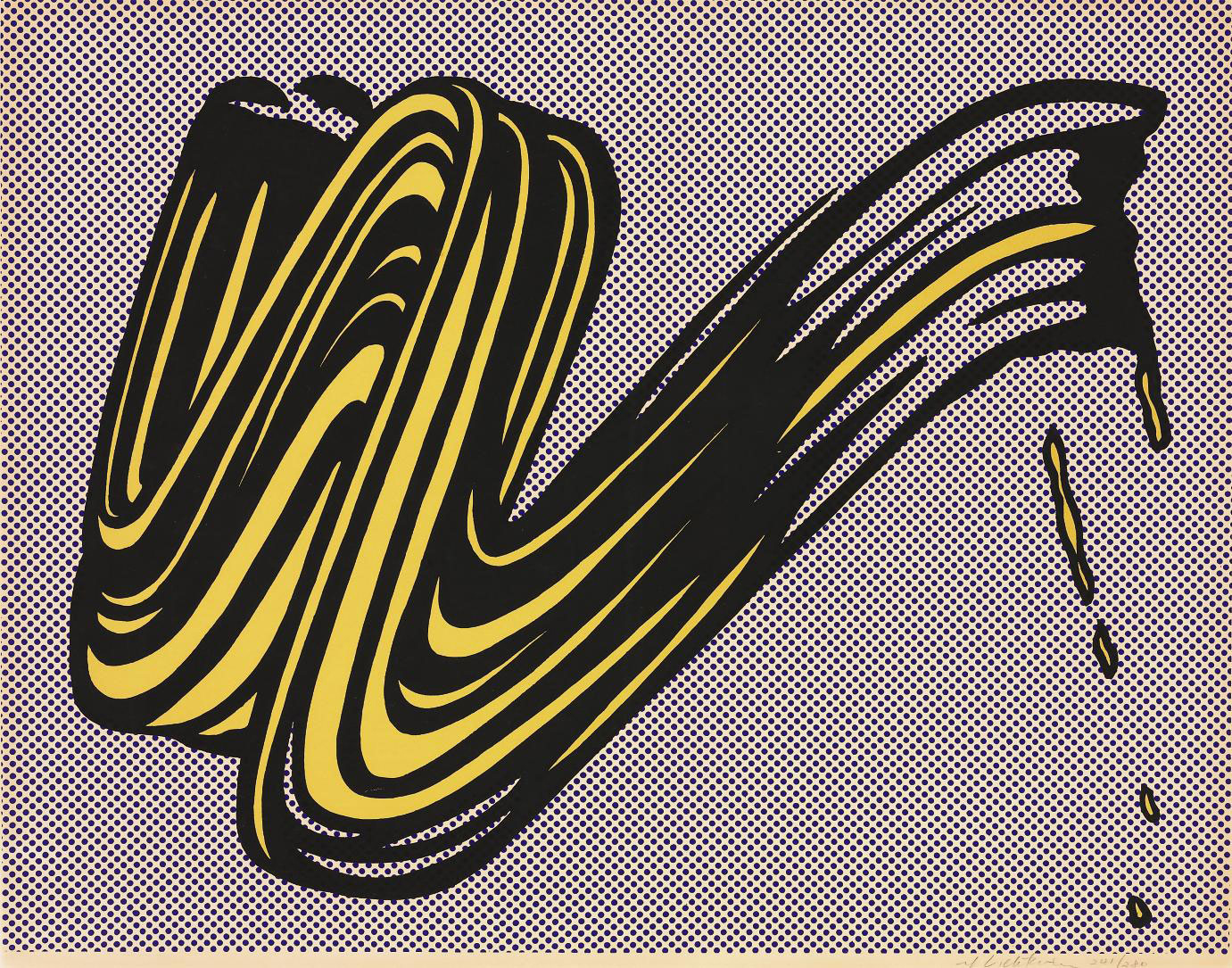 Roy Lichtenstein — Мазок кисти (C. II.5)