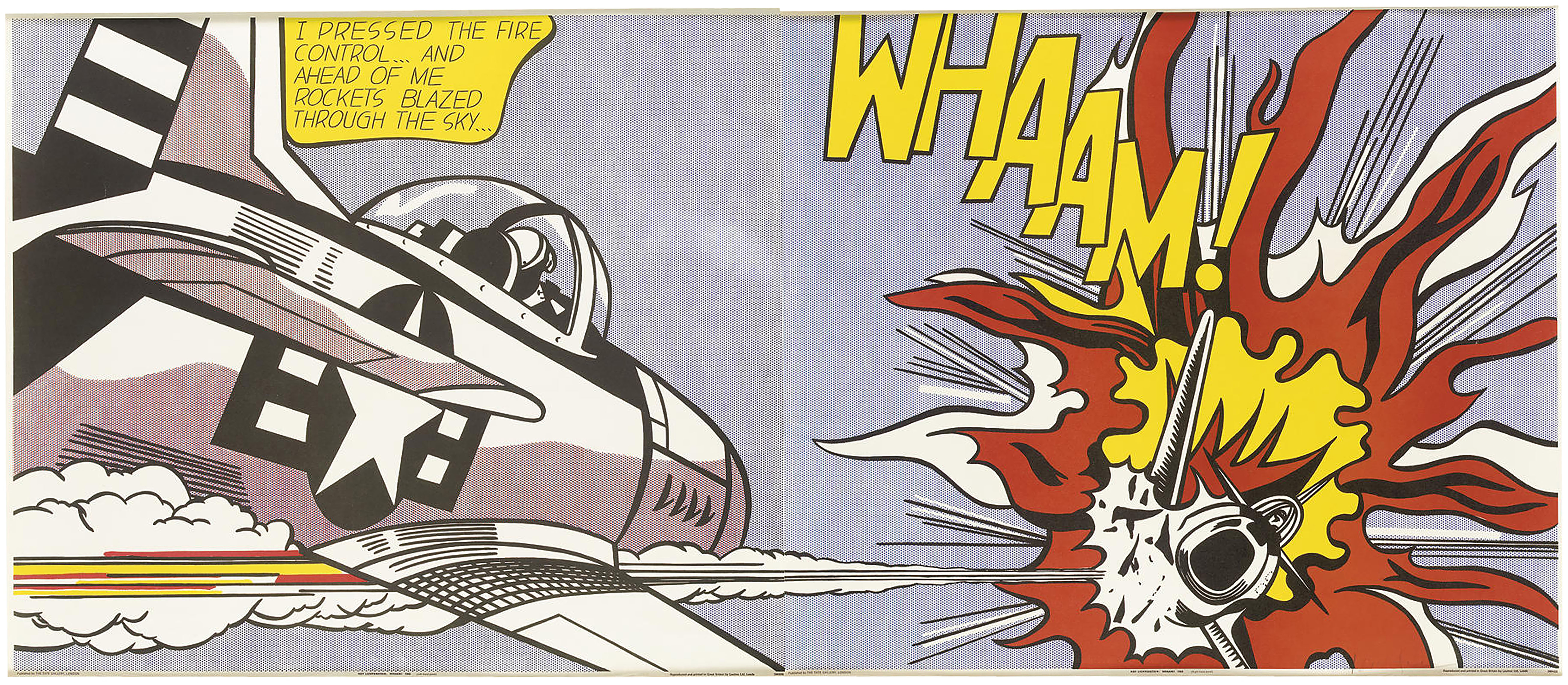 Roy Lichtenstein — ВААМ! Плакат