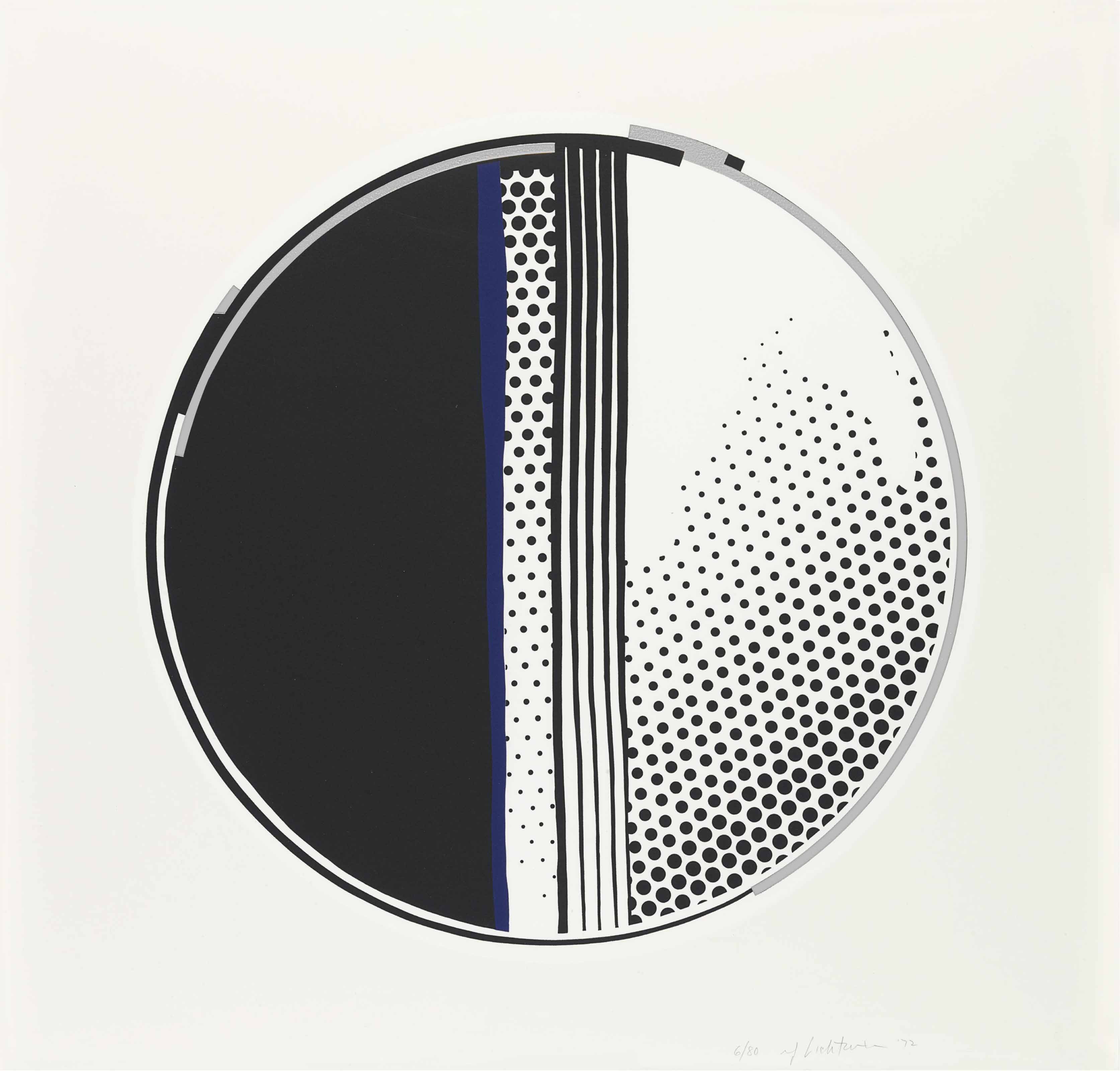 Roy Lichtenstein — Зеркало №1, из серии Mirror
