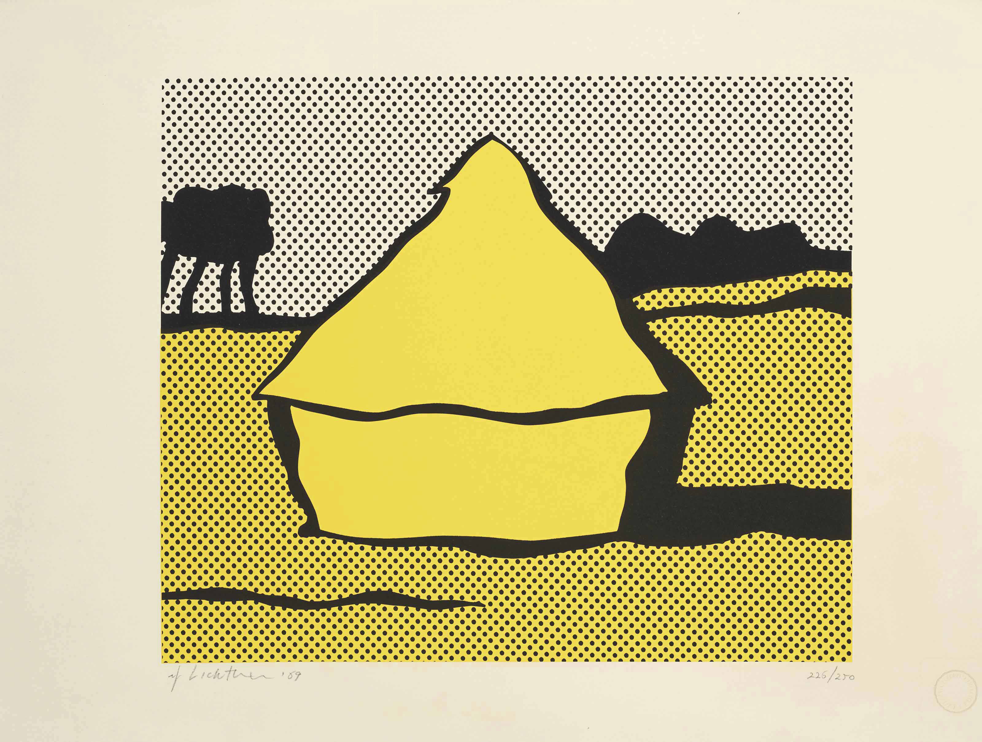 Roy Lichtenstein — Стог сена (Корлетт, 84)