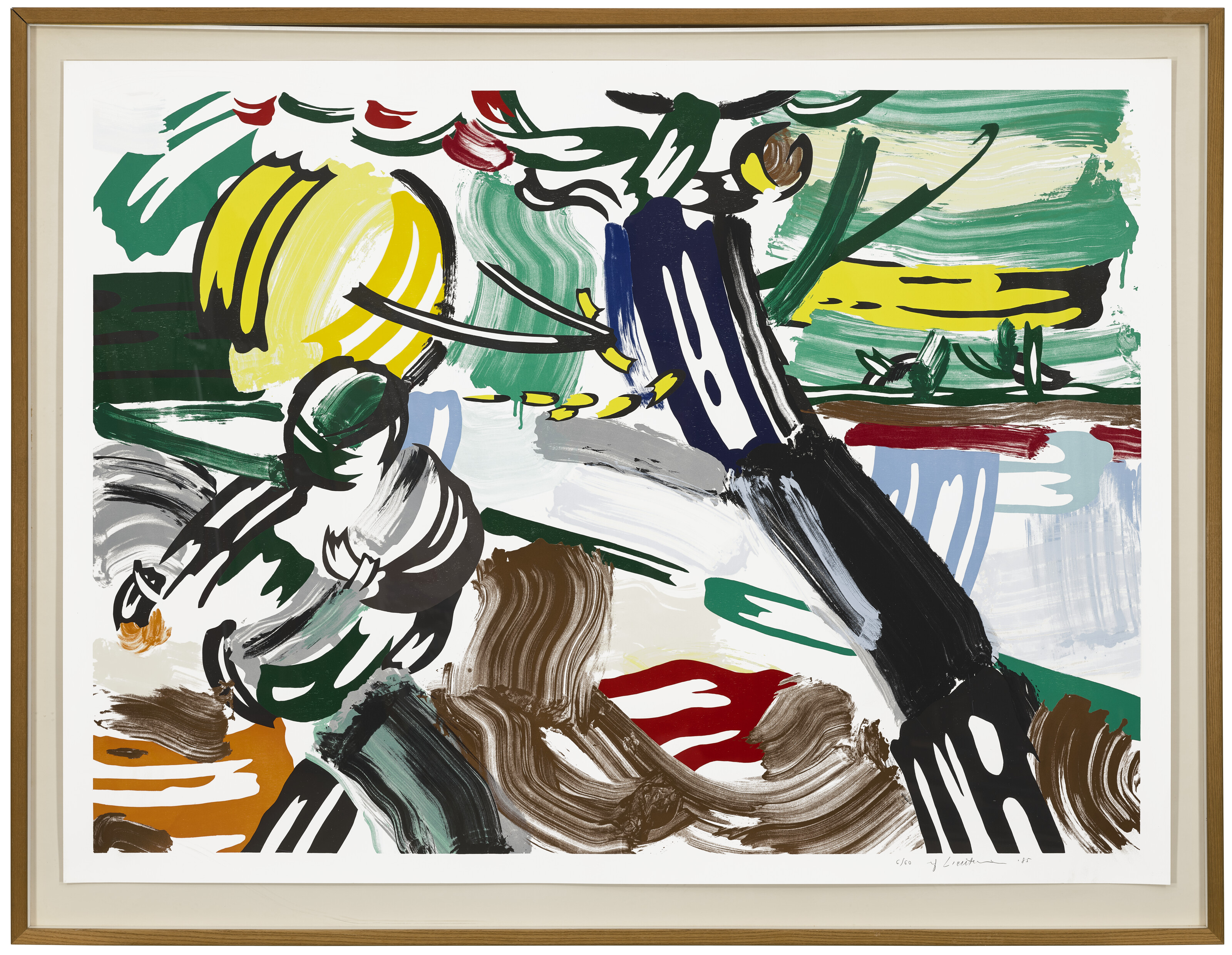 Roy Lichtenstein — "Сеятель" из серии "Пейзажи", изображение 2