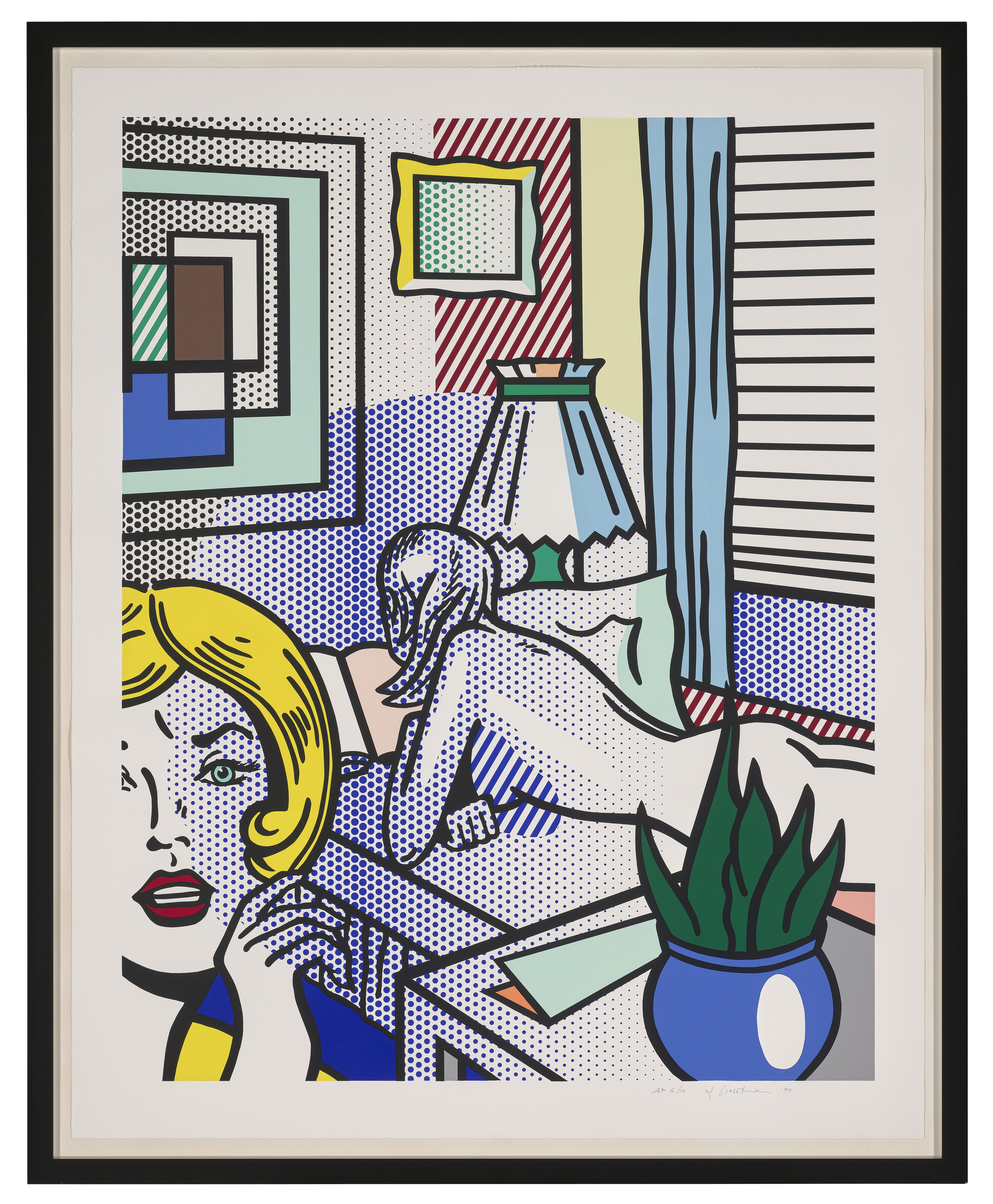 Roy Lichtenstein — Соседи по комнате, из "Обнаженной натуры", изображение 2