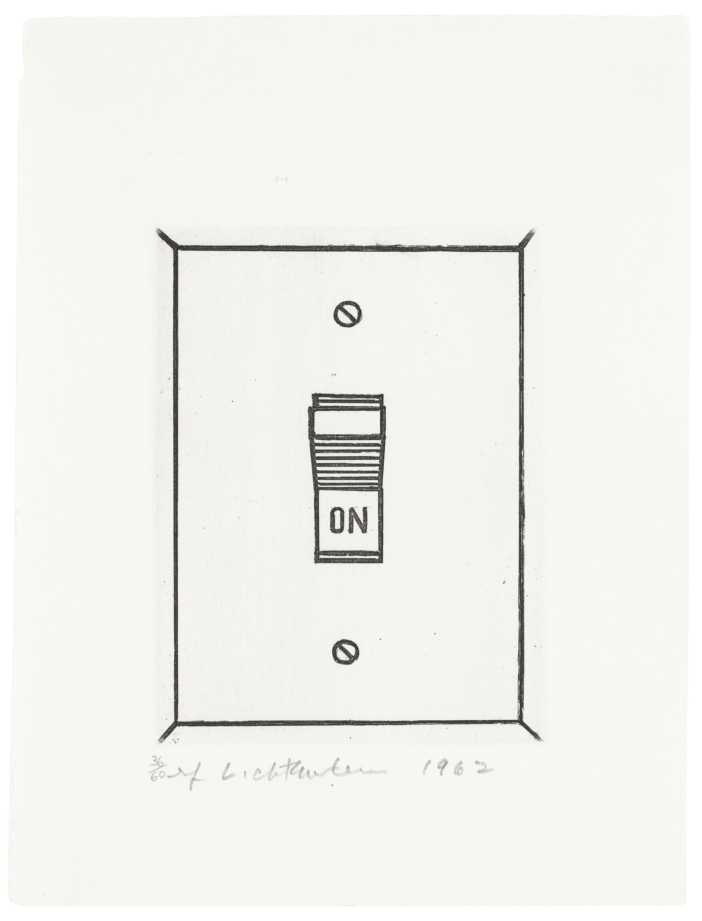 Roy Lichtenstein — Далее, из Международной антологии современной гравюры, том 5, "Международный авангард: открытие Америки".