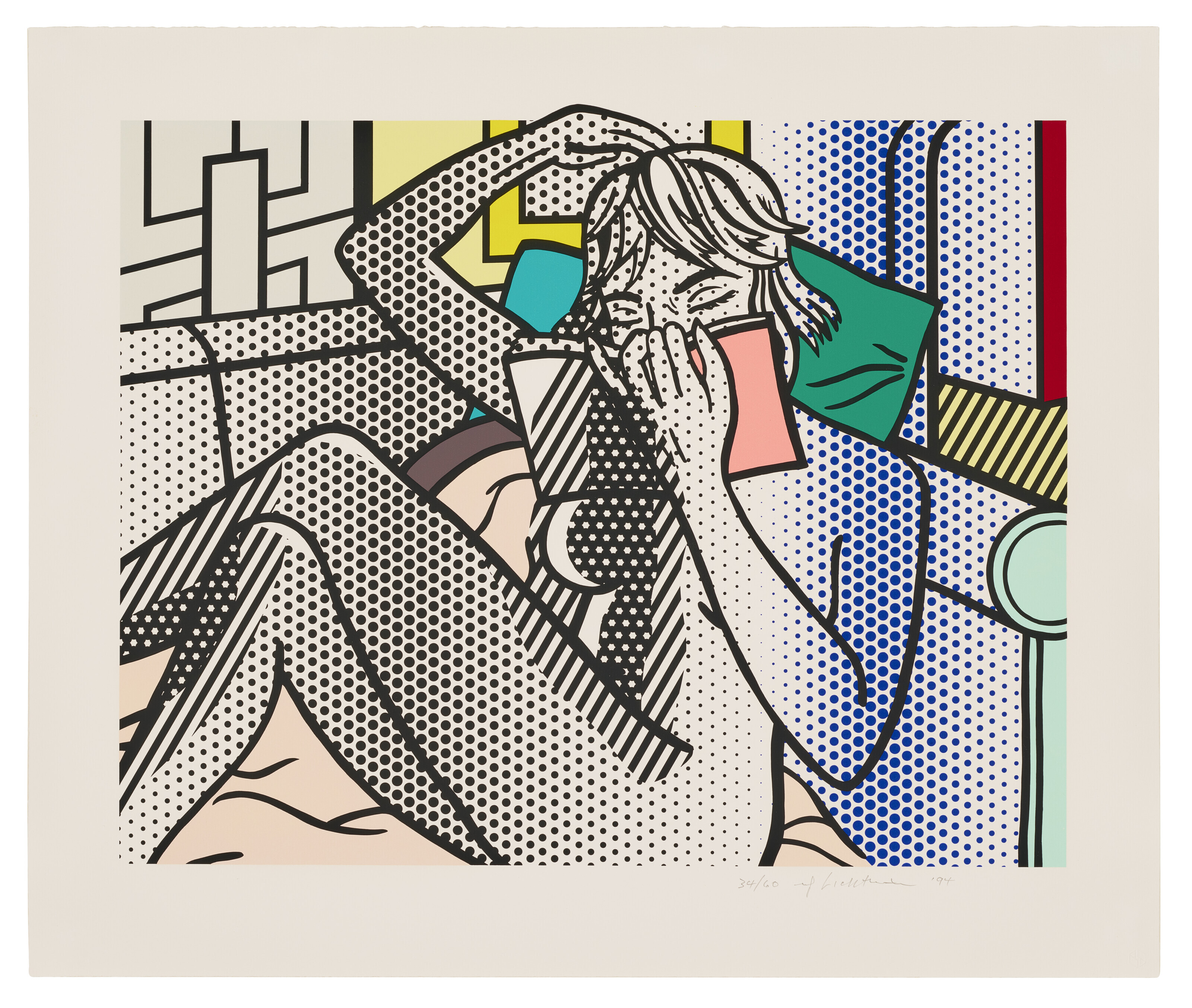 Roy Lichtenstein — Чтение в обнаженном виде, от: Nudes