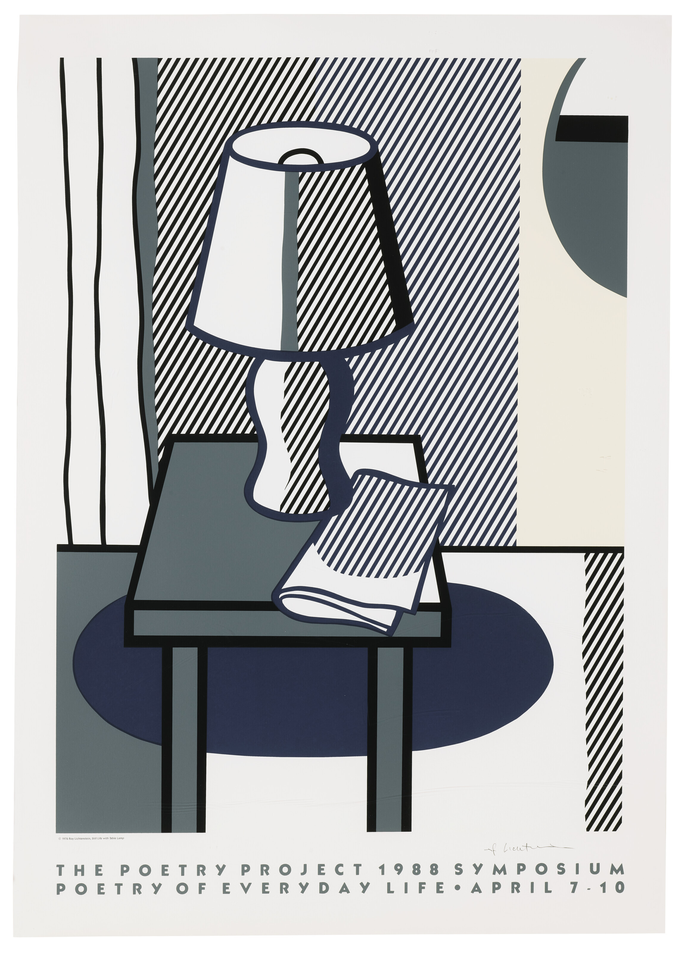 Roy Lichtenstein — Афиша симпозиума поэтического проекта