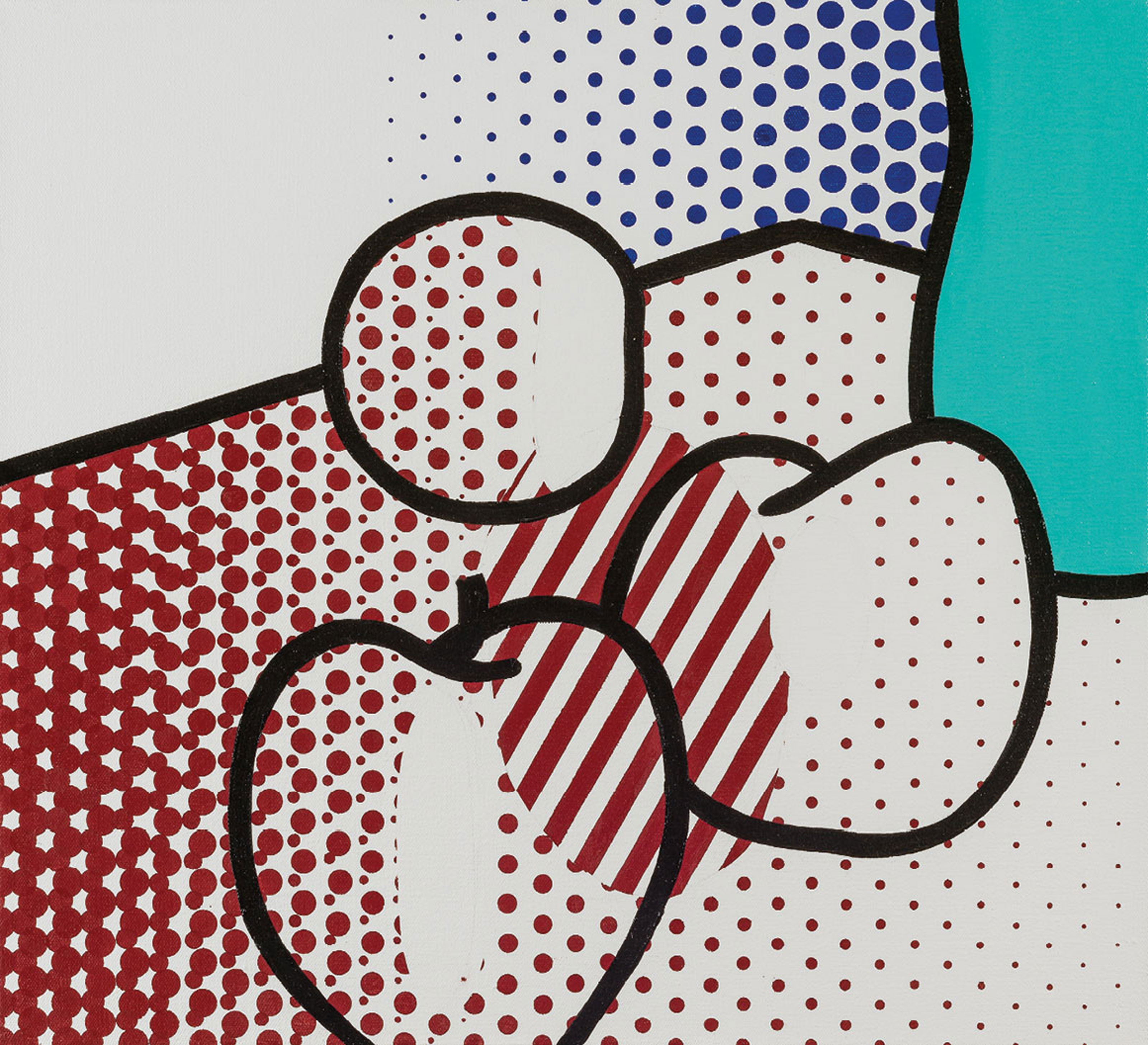 Roy Lichtenstein — Натюрморт - Красные яблоки