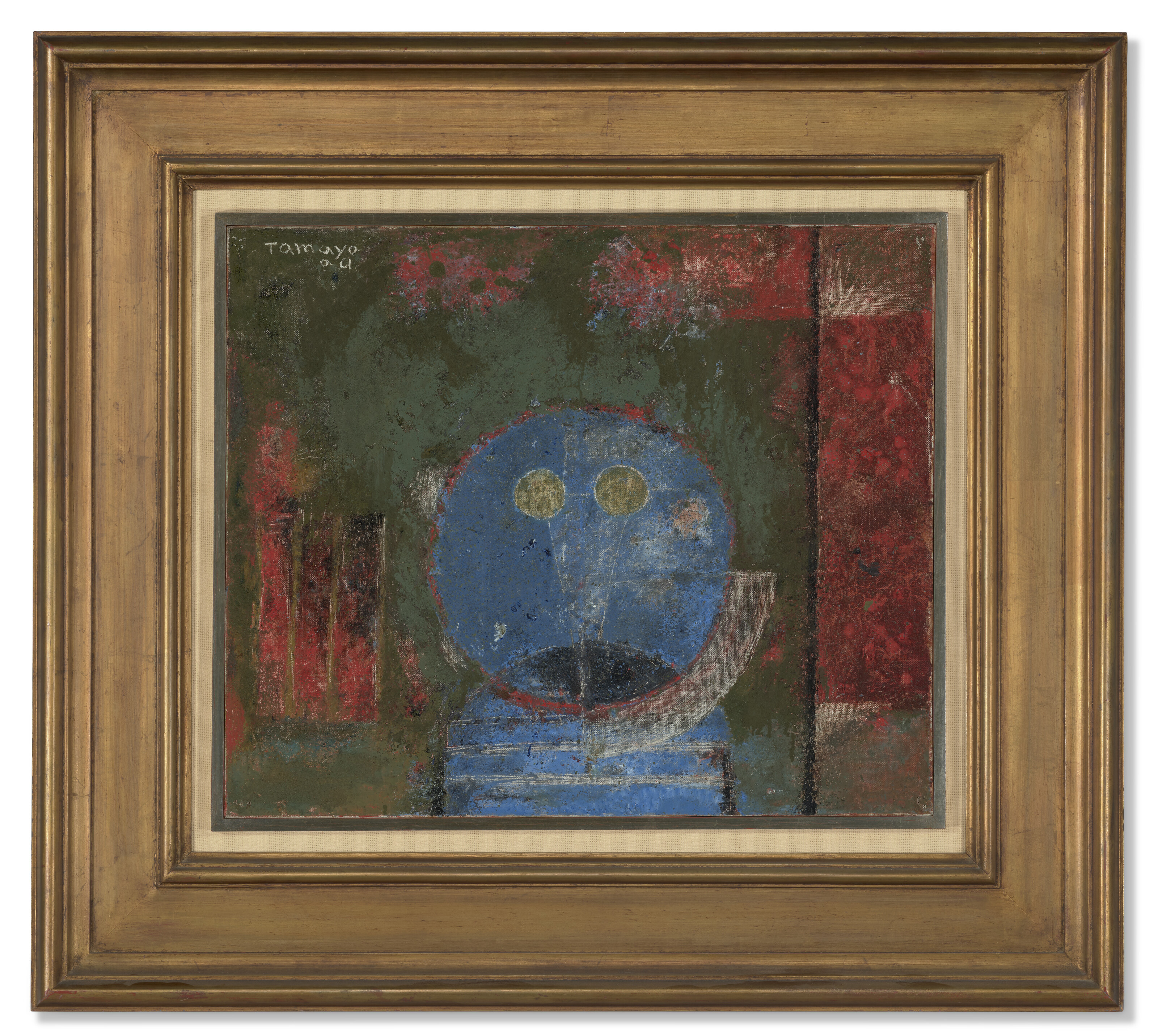 Rufino Tamayo — "Голова в синем" (также называется "Фантазия " ), изображение 2