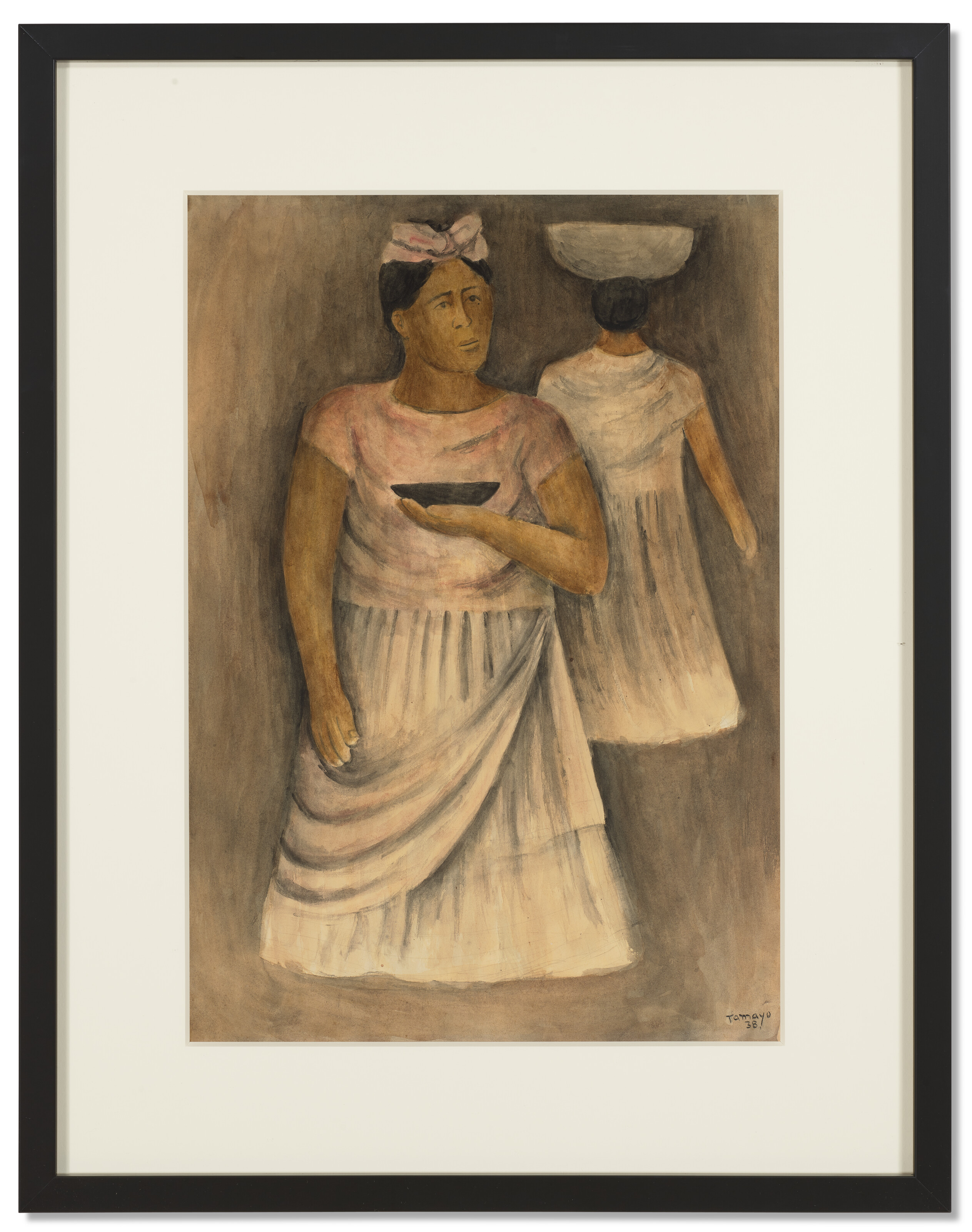 Rufino Tamayo — Мухерес де Оахака (Теуана фронта и Теуана Эспальдас), изображение 2