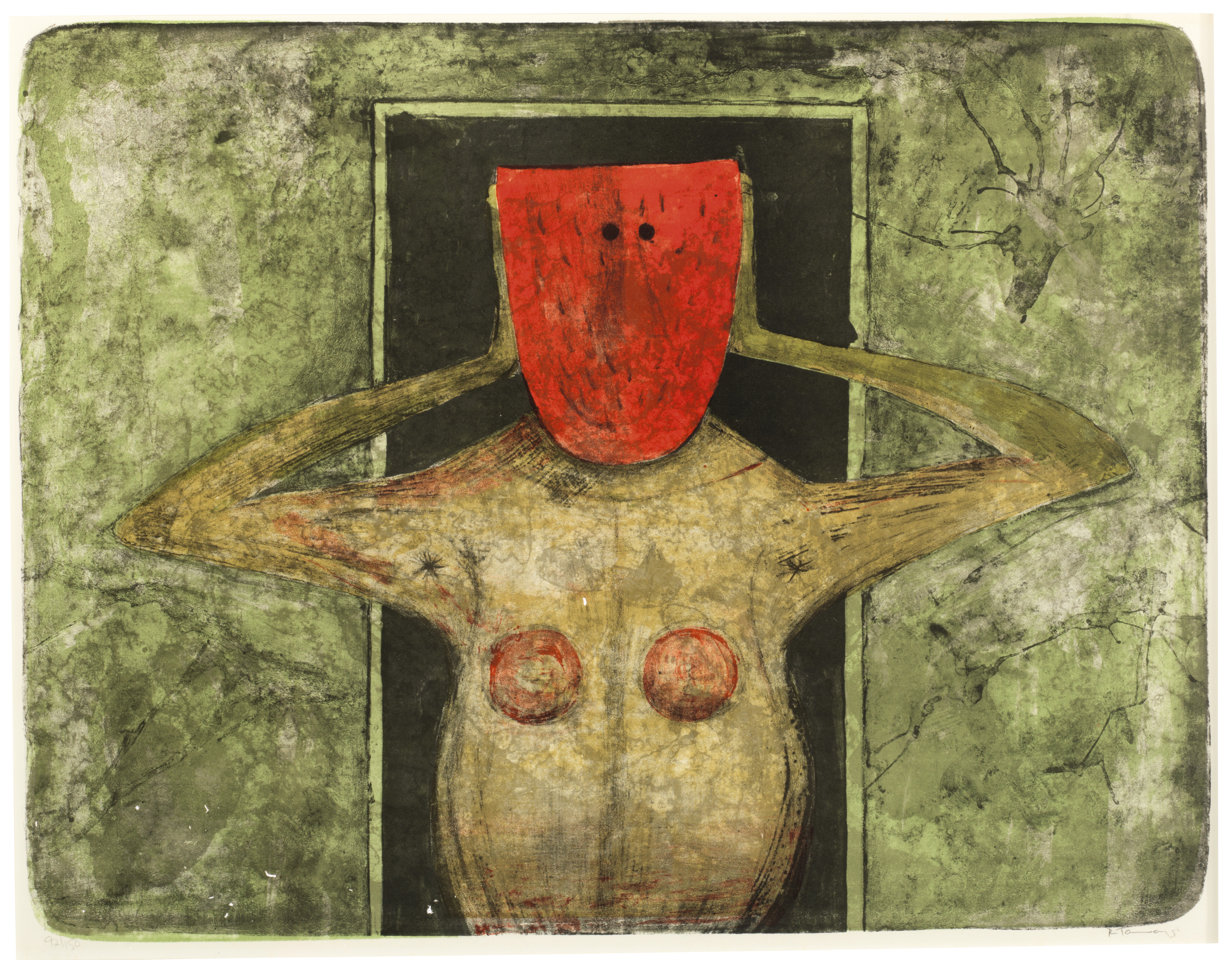 Rufino Tamayo — Мухерес : 16 тарелок, изображение 14
