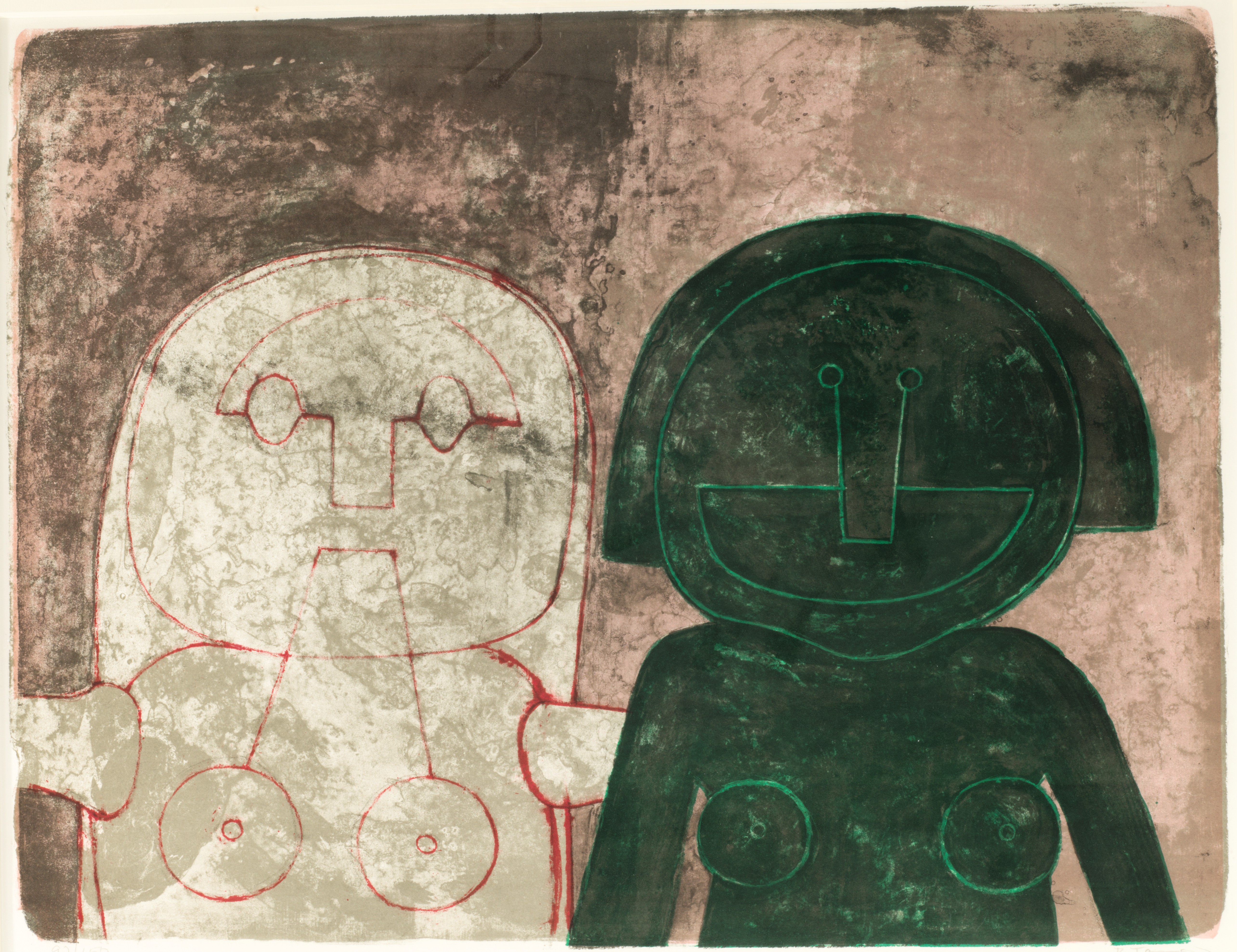 Rufino Tamayo — Мухерес : 16 тарелок, изображение 4