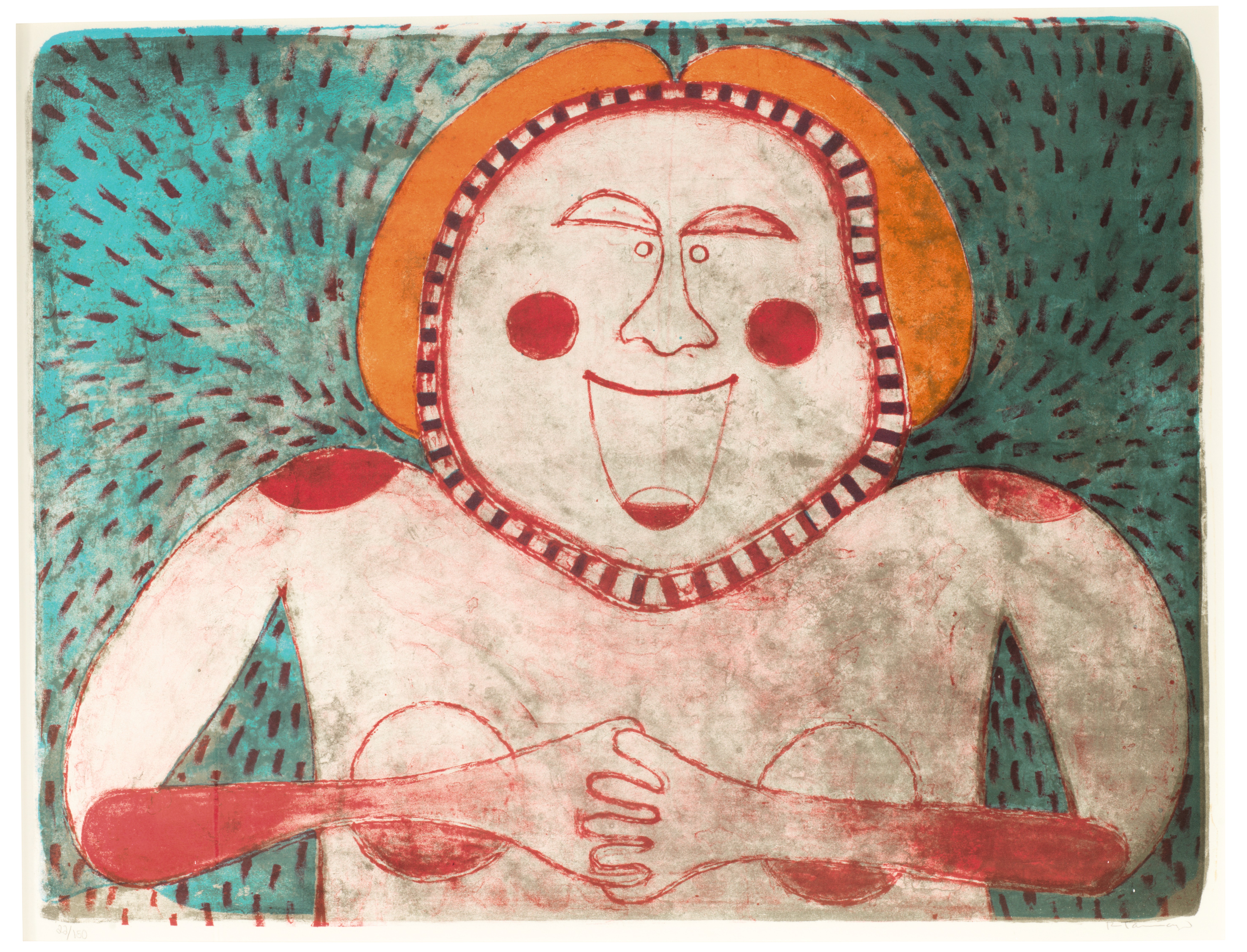 Rufino Tamayo — Мухерес : 16 тарелок, изображение 6