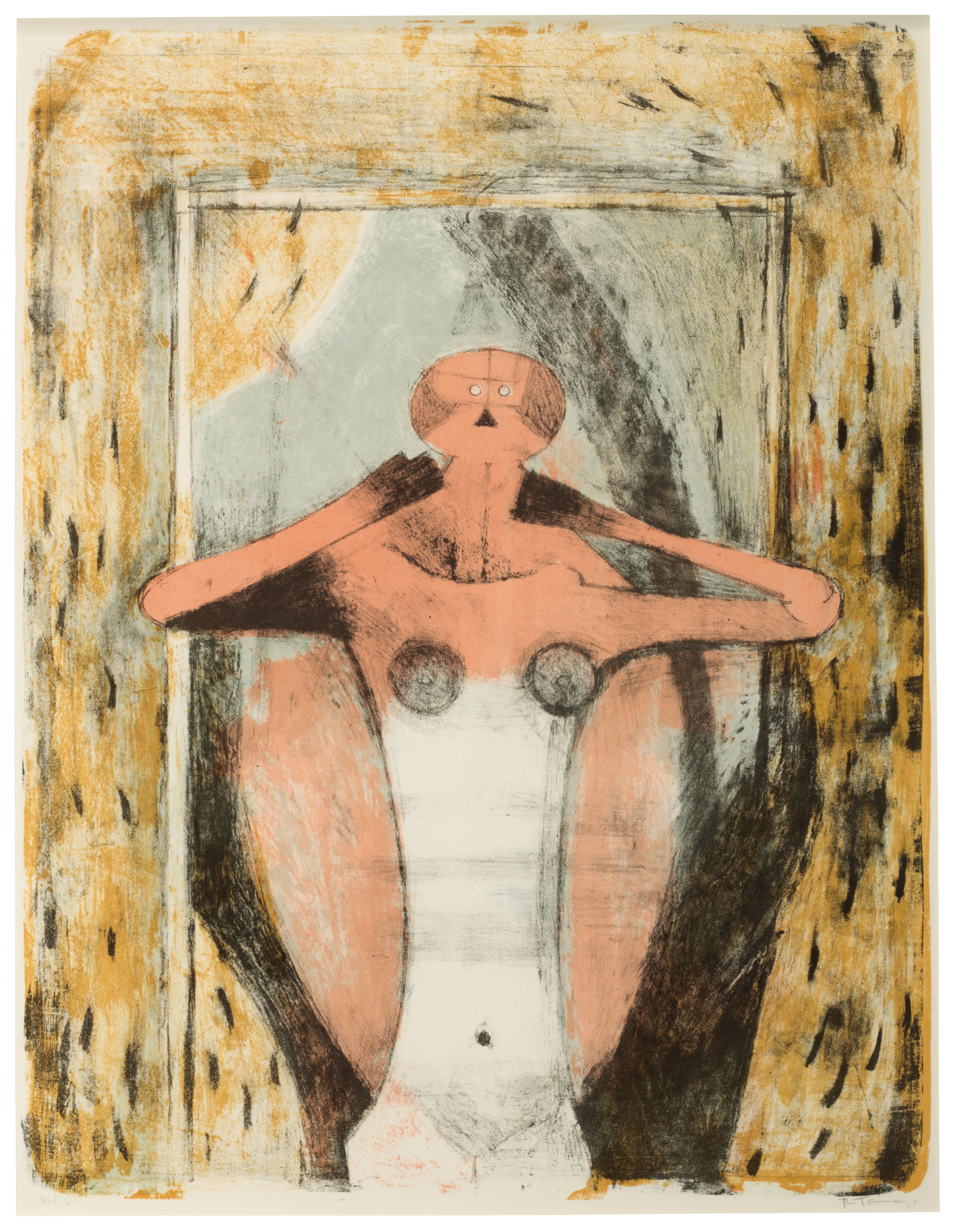 Rufino Tamayo — Мухерес : 16 тарелок, изображение 8