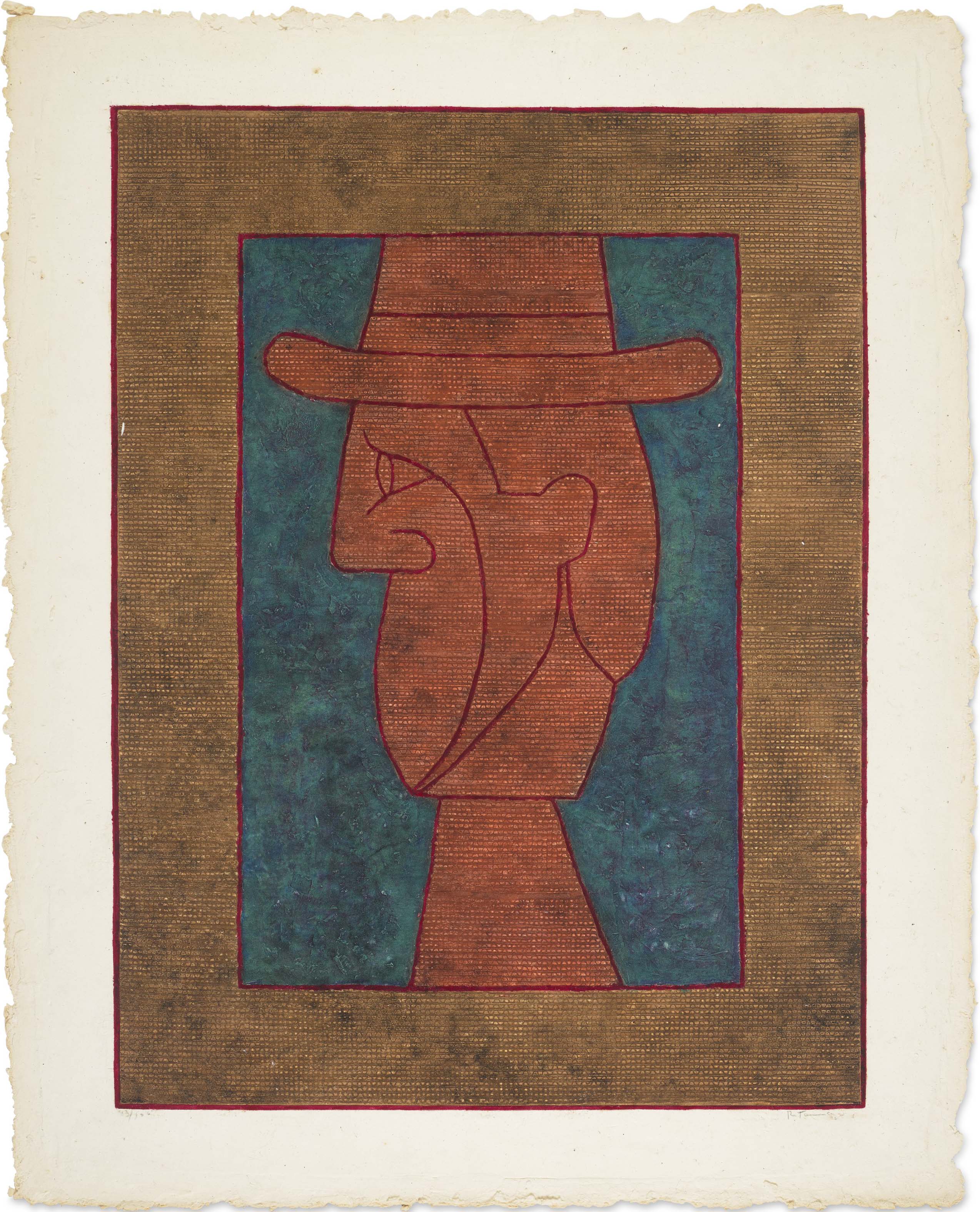 Rufino Tamayo — Профиль в шляпе