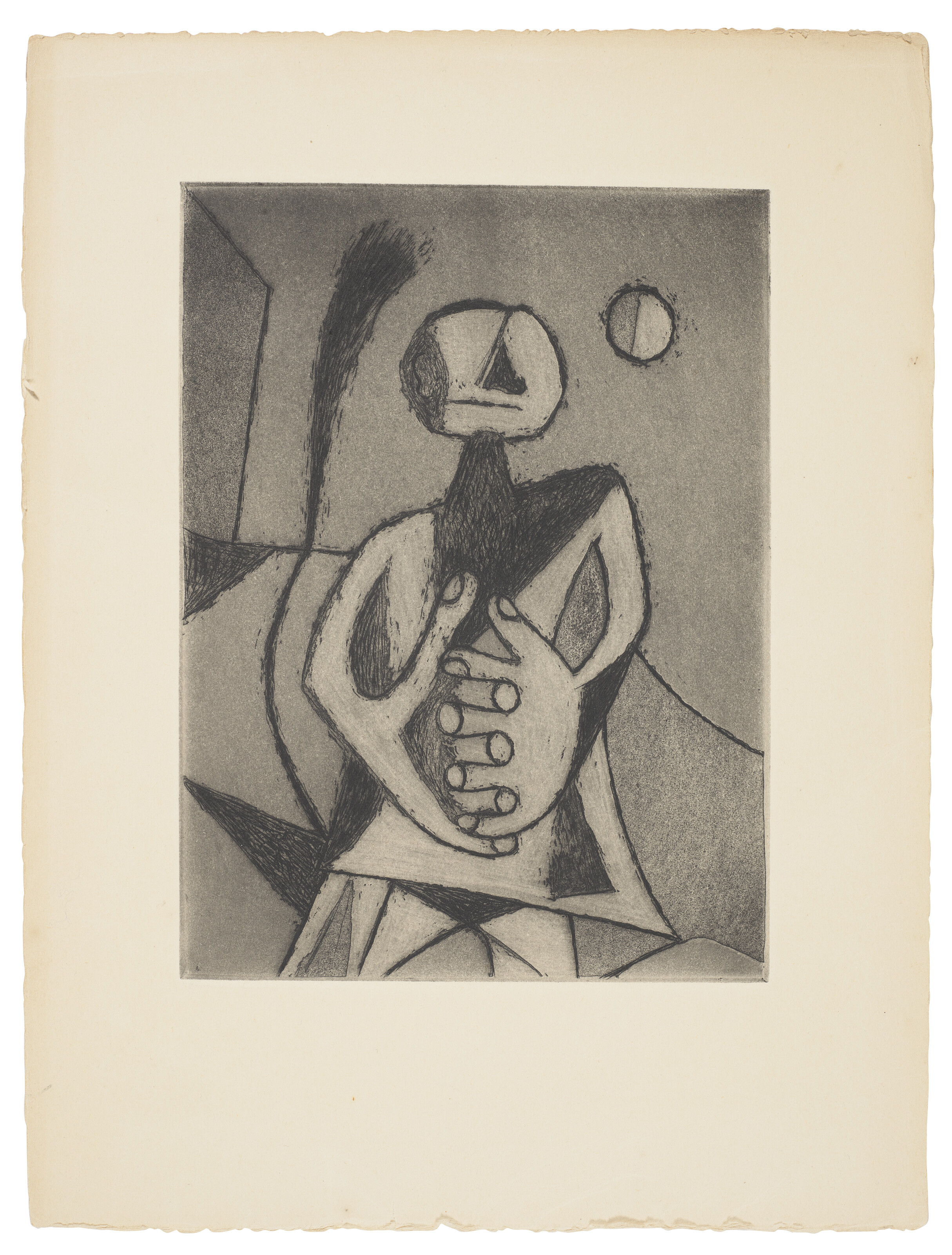 Rufino Tamayo — Человек, созерцающий луну