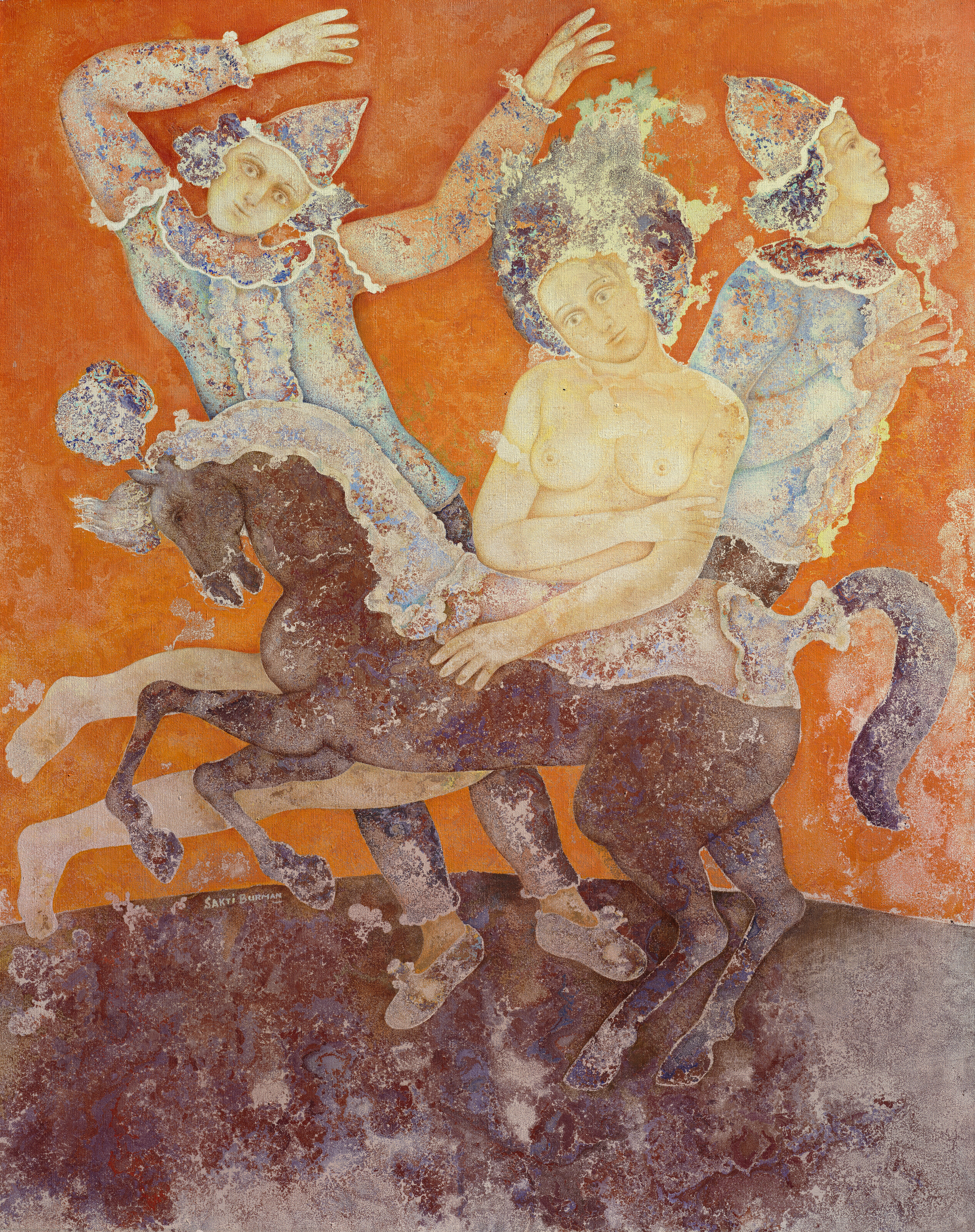 Sakti Burman — Без названия (Le Cirque)