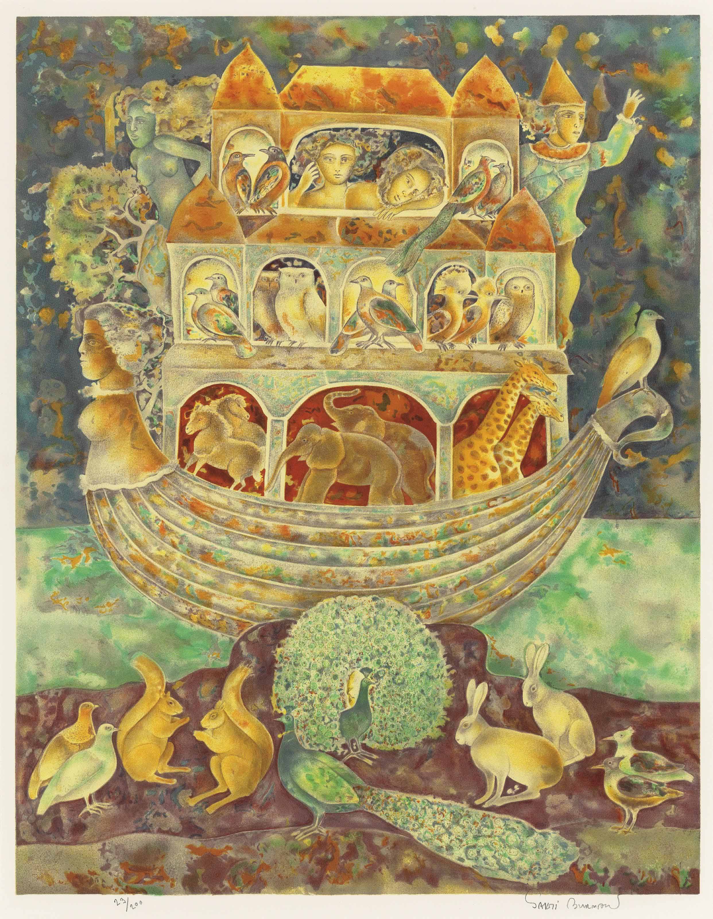 Sakti Burman — Без названия (Ноев ковчег)