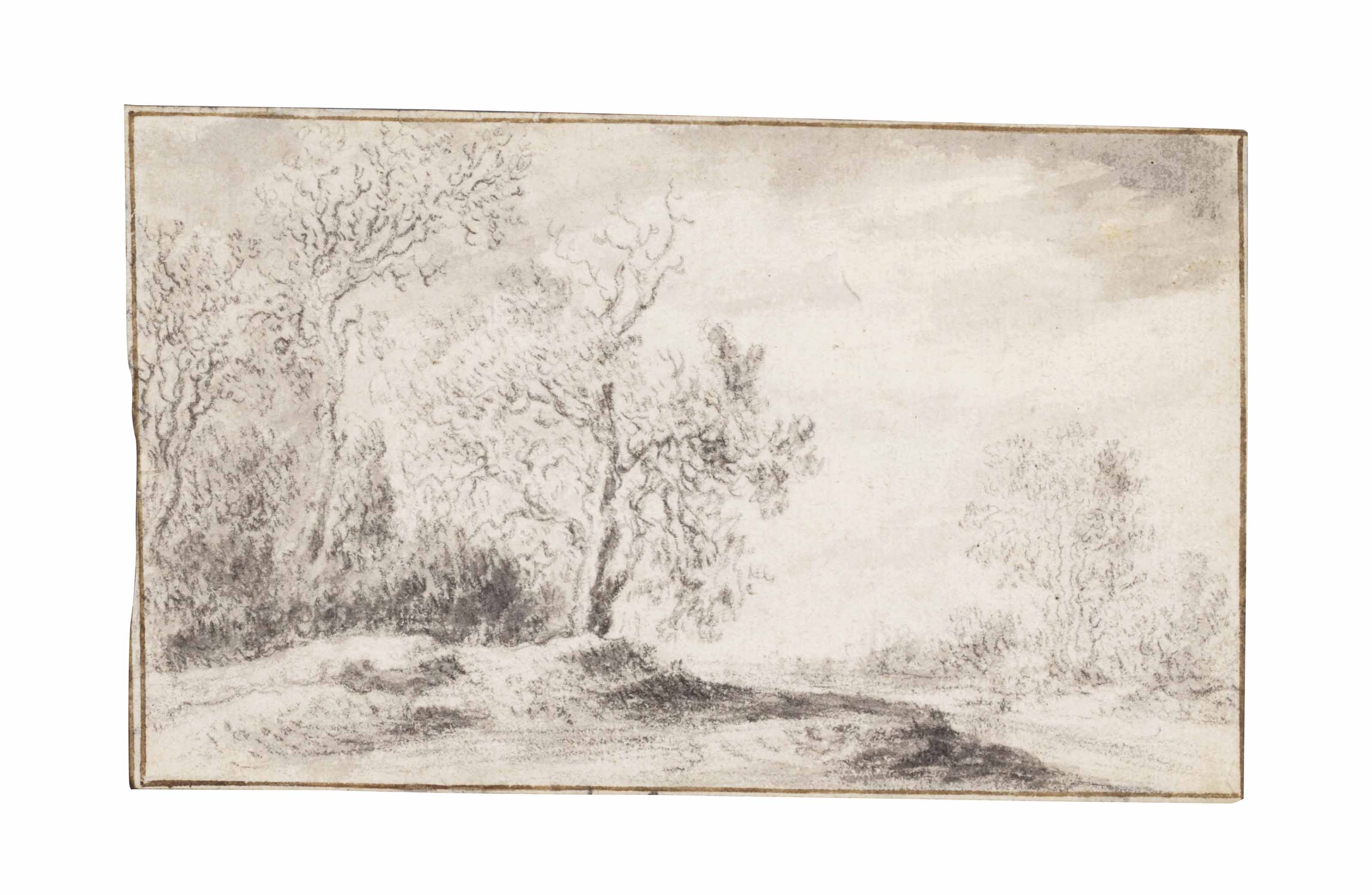Salomon Van Ruysdael — Проселочная дорога с деревьями; и дюнный пейзаж с деревьями (рис. 11)