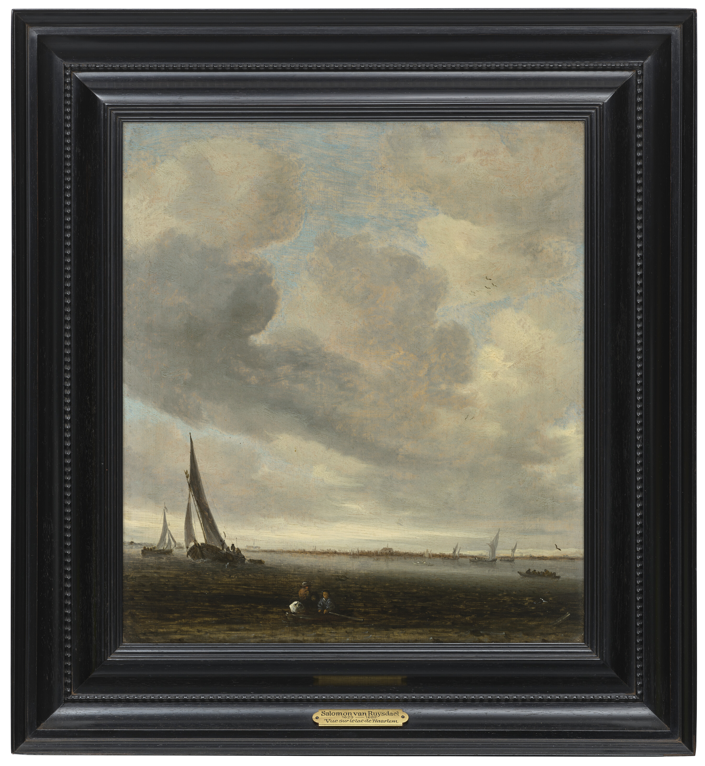 Salomon Van Ruysdael — Сцена в устье реки с отдаленным видом на Харлем; и сцена в устье реки с легким судоходством, изображение 3