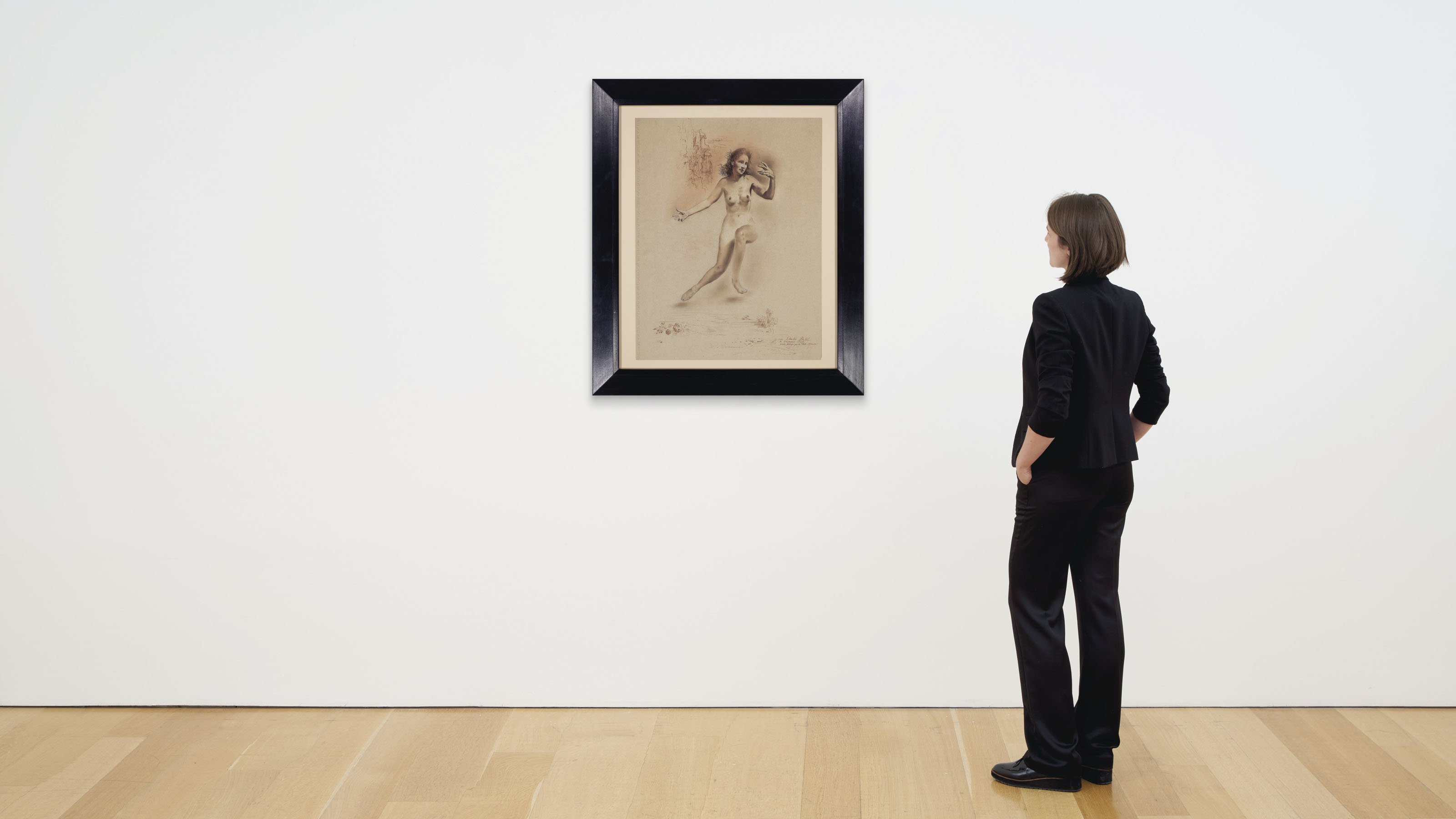 Salvador Dalí — Леда Атомика, грунтовка dibujo ( первый рисунок ), изображение 3