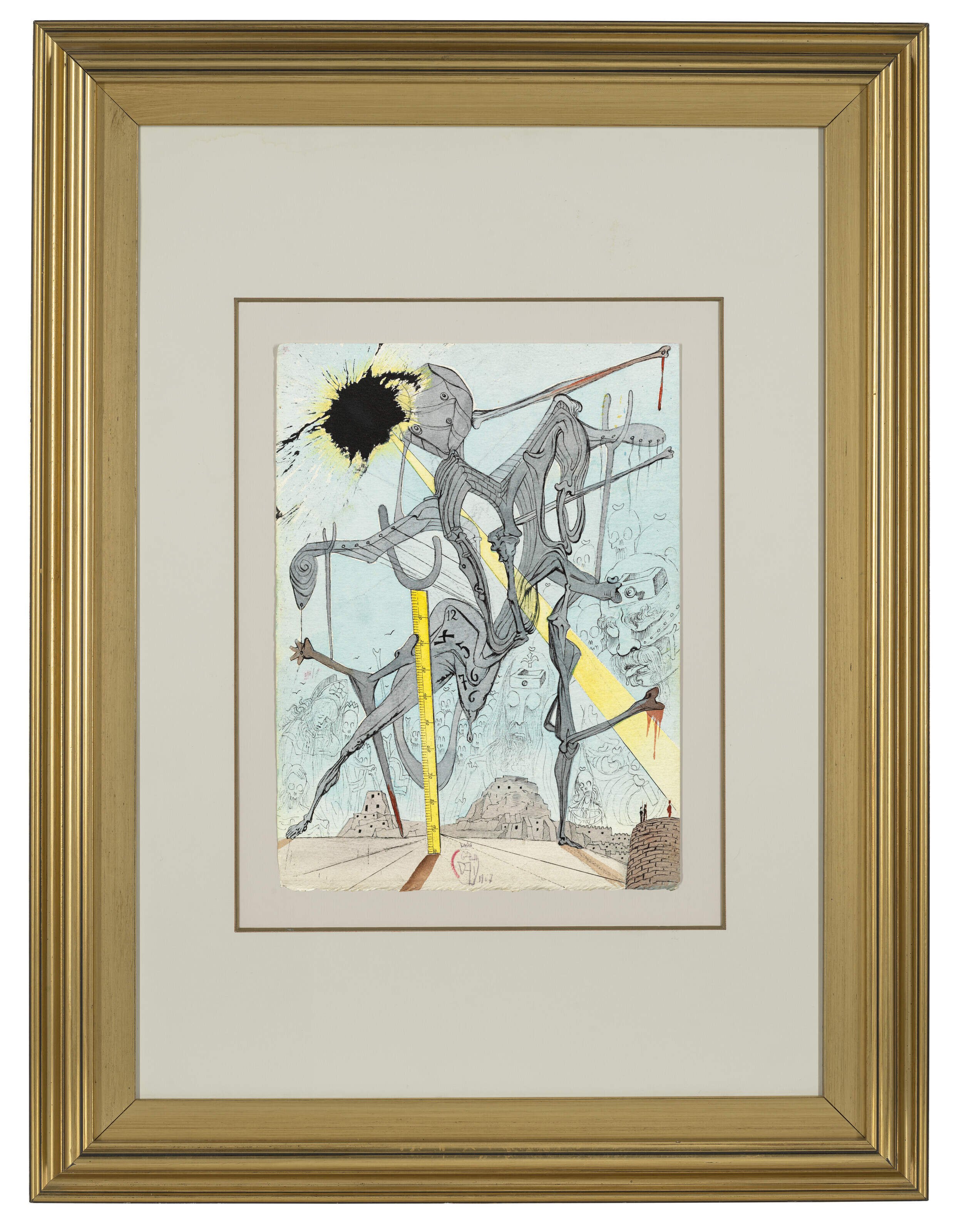 Salvador Dalí — Премьера "Явления призрака отцу Гамлету" (Акт I, сцена 1), изображение 2