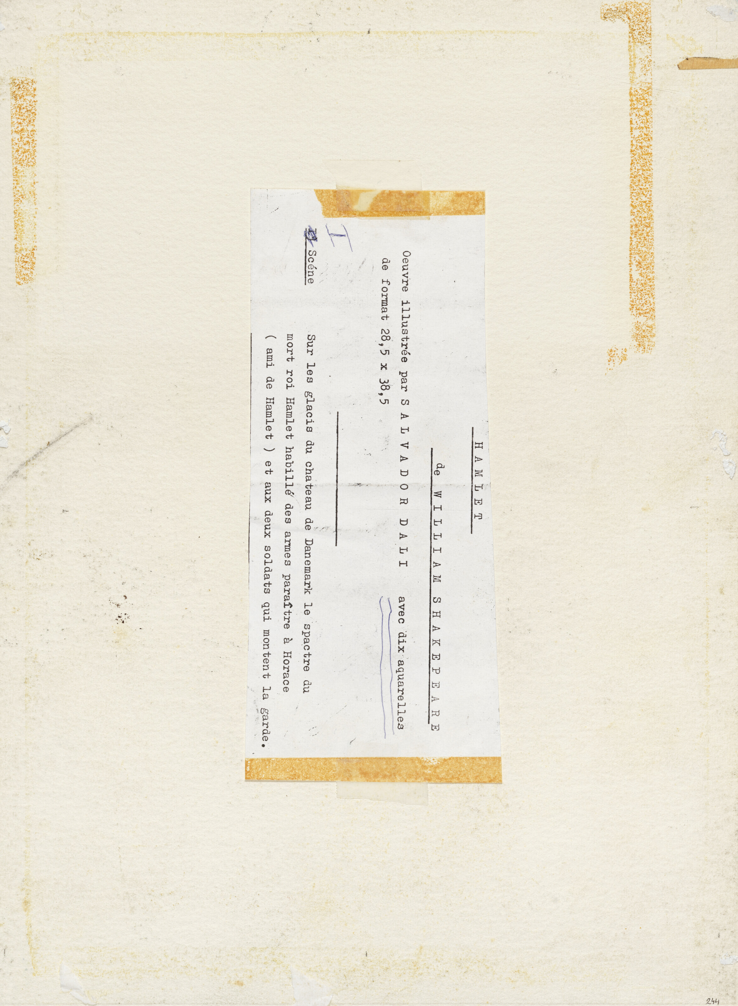 Salvador Dalí — Премьера "Явления призрака отцу Гамлету" (Акт I, сцена 1), изображение 3