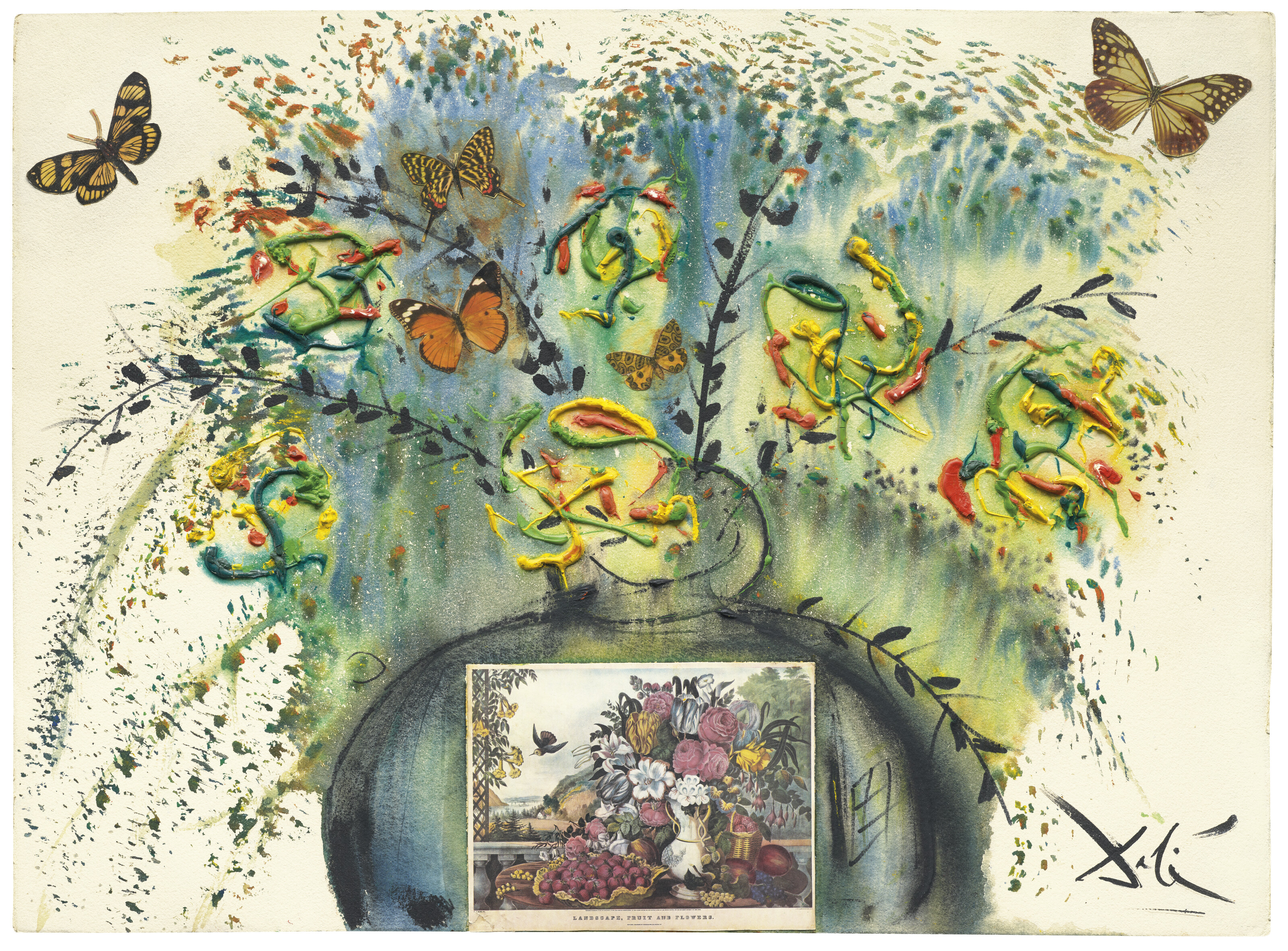Salvador Dalí — Цветы и фрукты, изображение 2