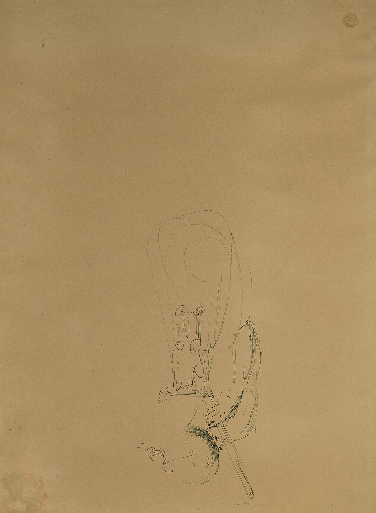 Salvador Dalí — Кавалеры на пляже (спереди); Кавалер ордена Красного знамени (сзади), изображение 3