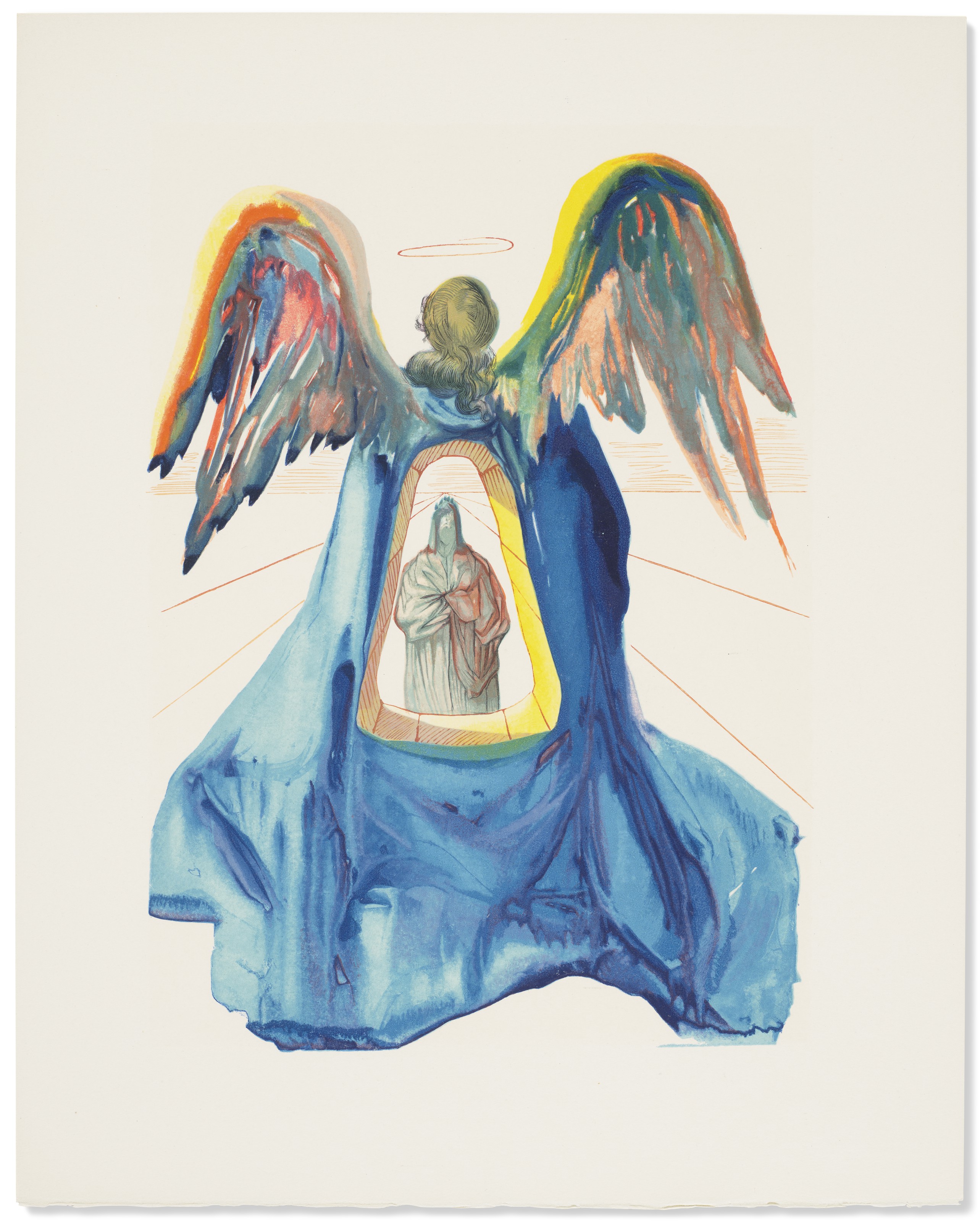 Salvador Dalí — "Божественная комедия" (The Divine Comedy), Художественное издание Les Heures Claires, Париж, изображение 6