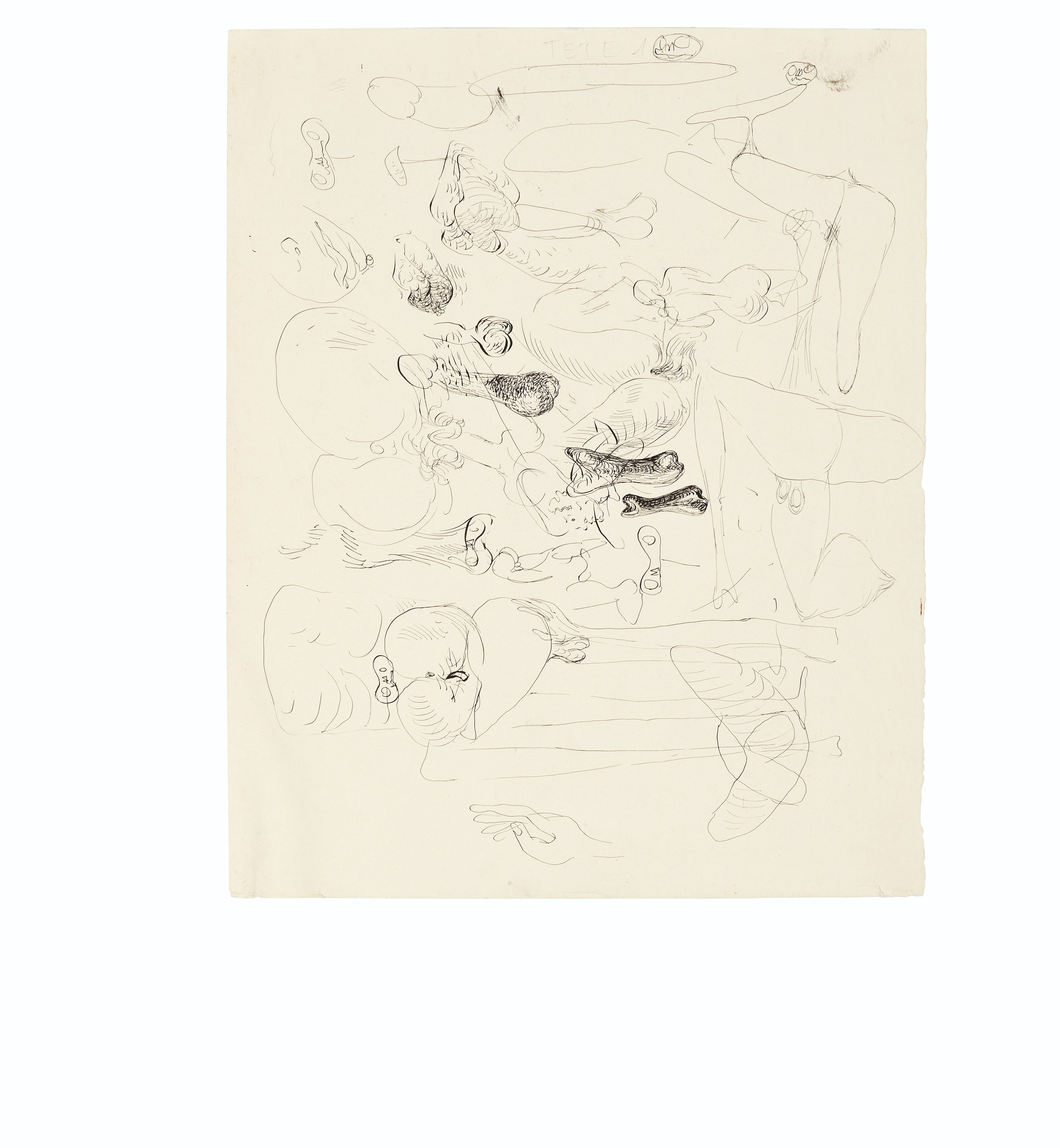 Salvador Dalí — Жорж Гюгне, Онан, "Сюрреалистические чтения", Париж, 1934, изображение 4