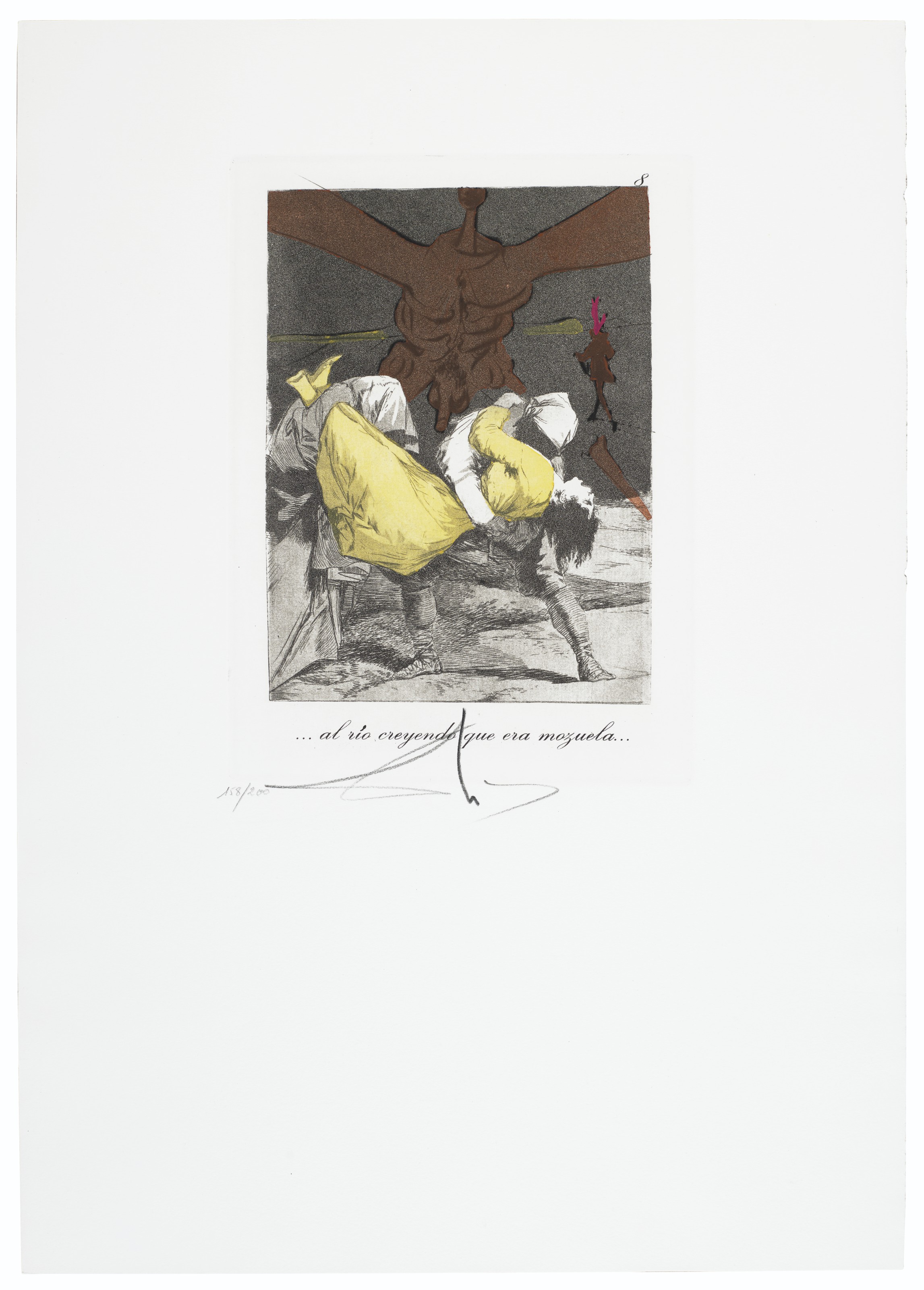 Salvador Dalí — "Капризы Гойи" Сальвадора Дали, Женева, Берггрюэн/Международные графические издания, 1977, изображение 12