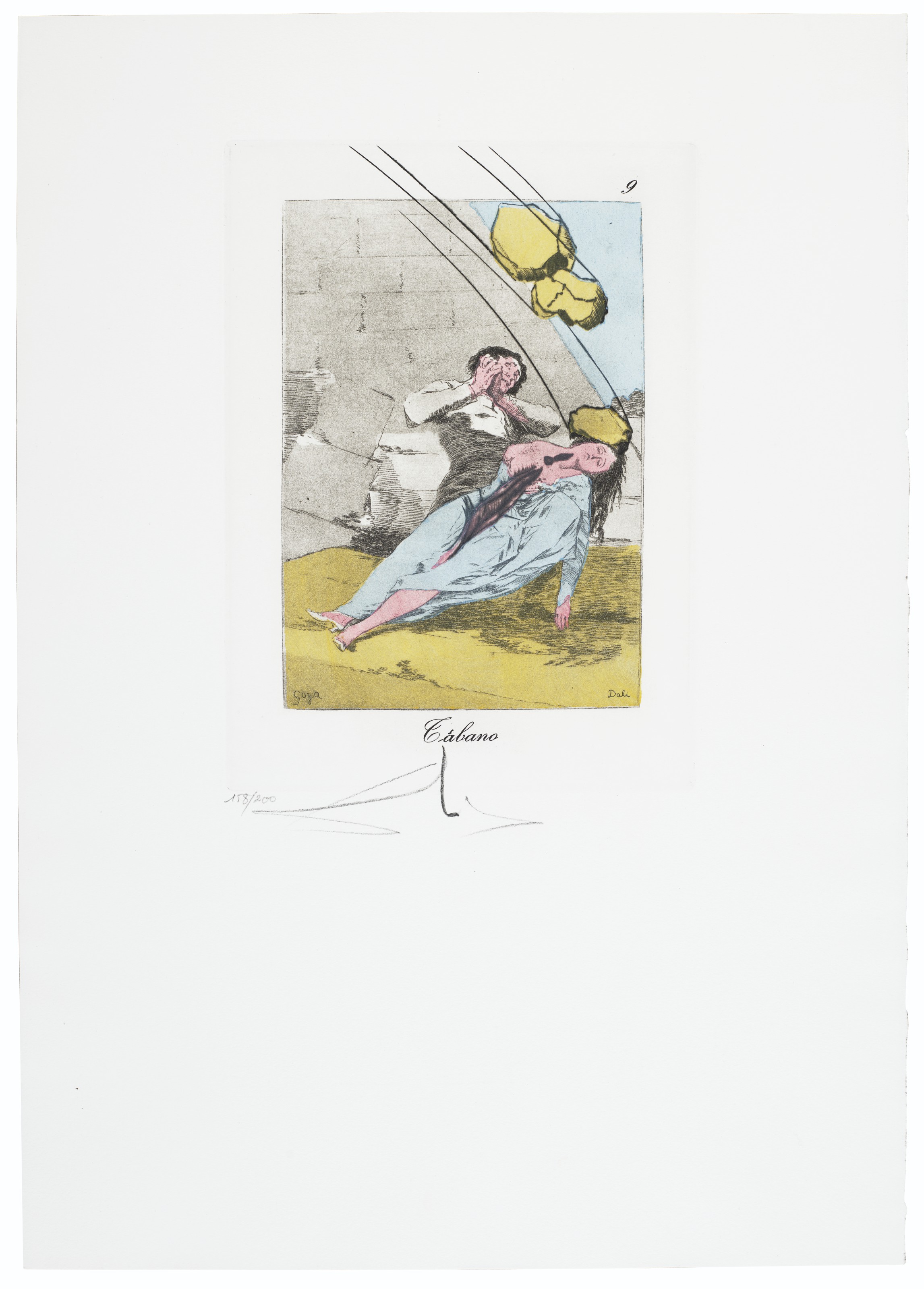 Salvador Dalí — "Капризы Гойи" Сальвадора Дали, Женева, Берггрюэн/Международные графические издания, 1977, изображение 13
