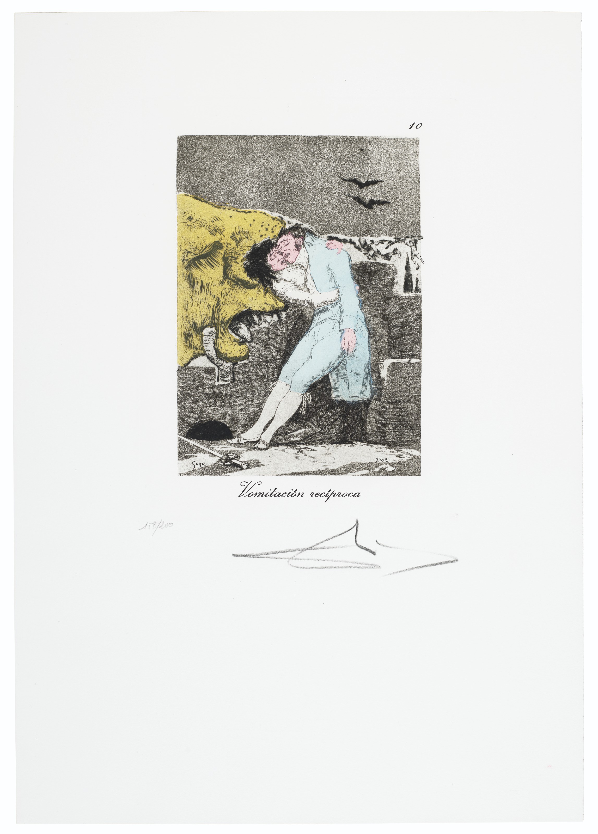 Salvador Dalí — "Капризы Гойи" Сальвадора Дали, Женева, Берггрюэн/Международные графические издания, 1977, изображение 14