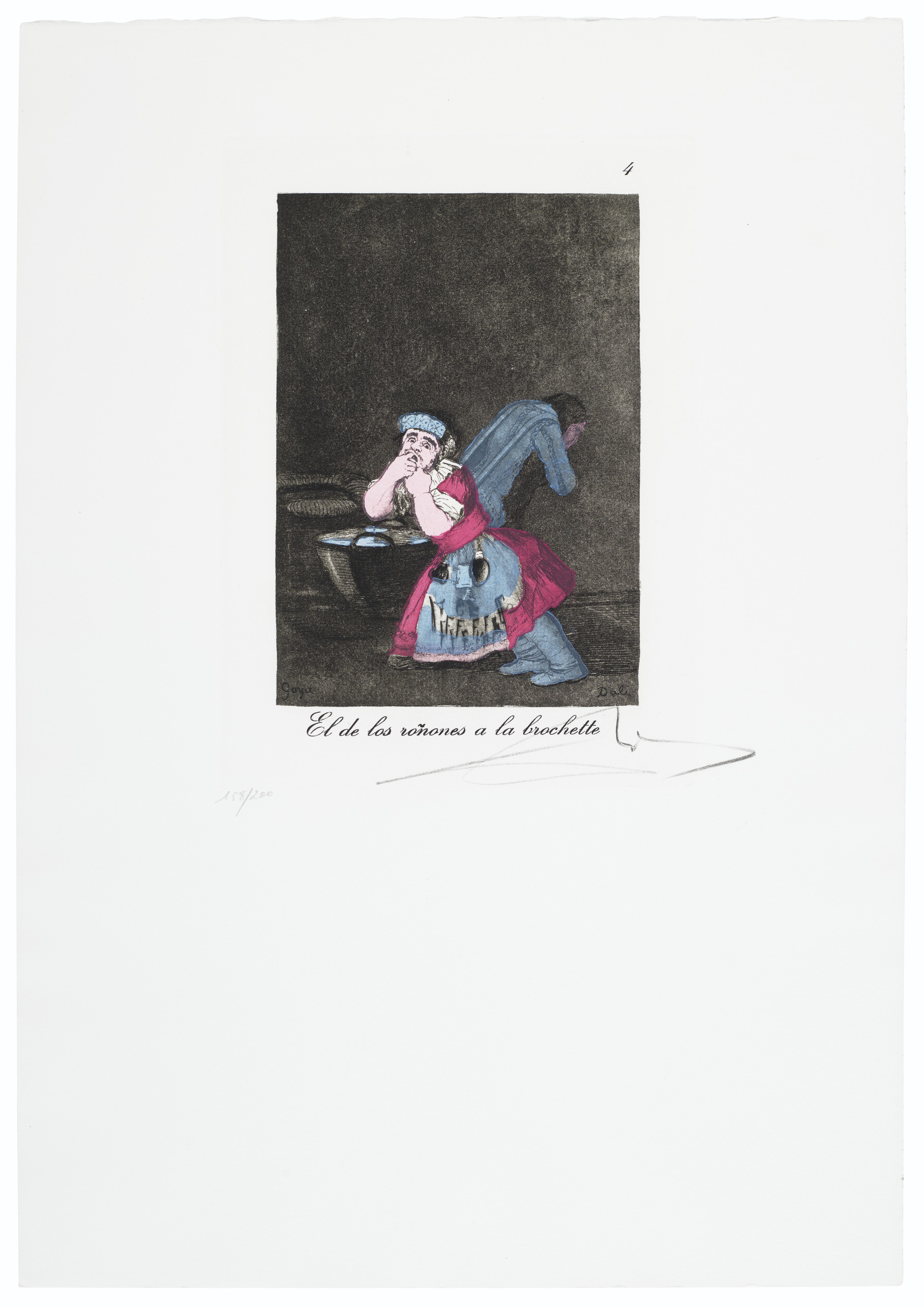 Salvador Dalí — "Капризы Гойи" Сальвадора Дали, Женева, Берггрюэн/Международные графические издания, 1977, изображение 8