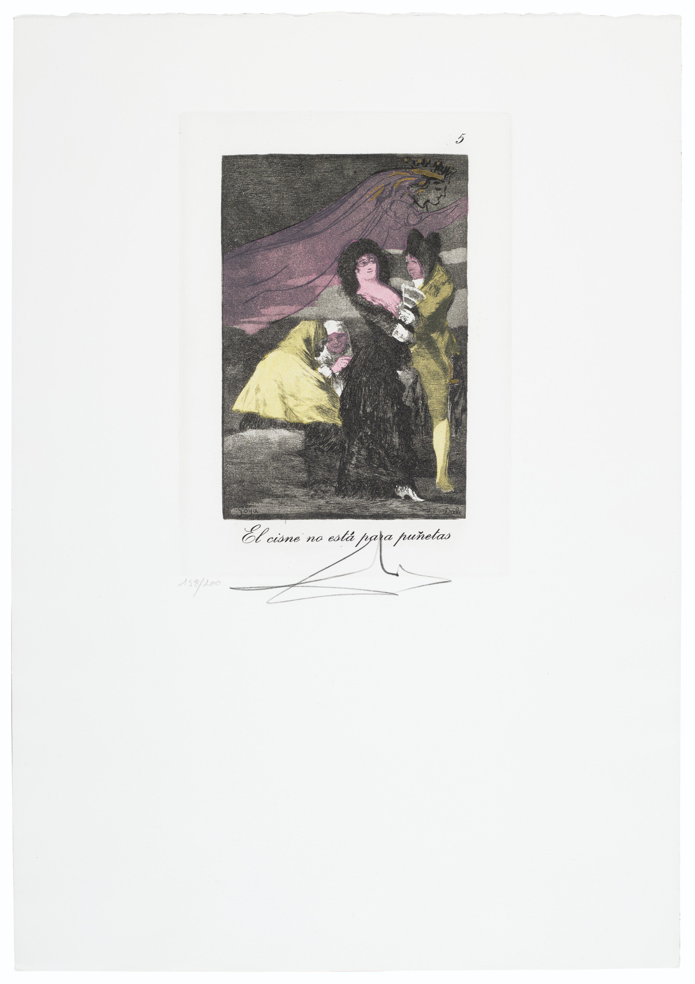 Salvador Dalí — "Капризы Гойи" Сальвадора Дали, Женева, Берггрюэн/Международные графические издания, 1977, изображение 9