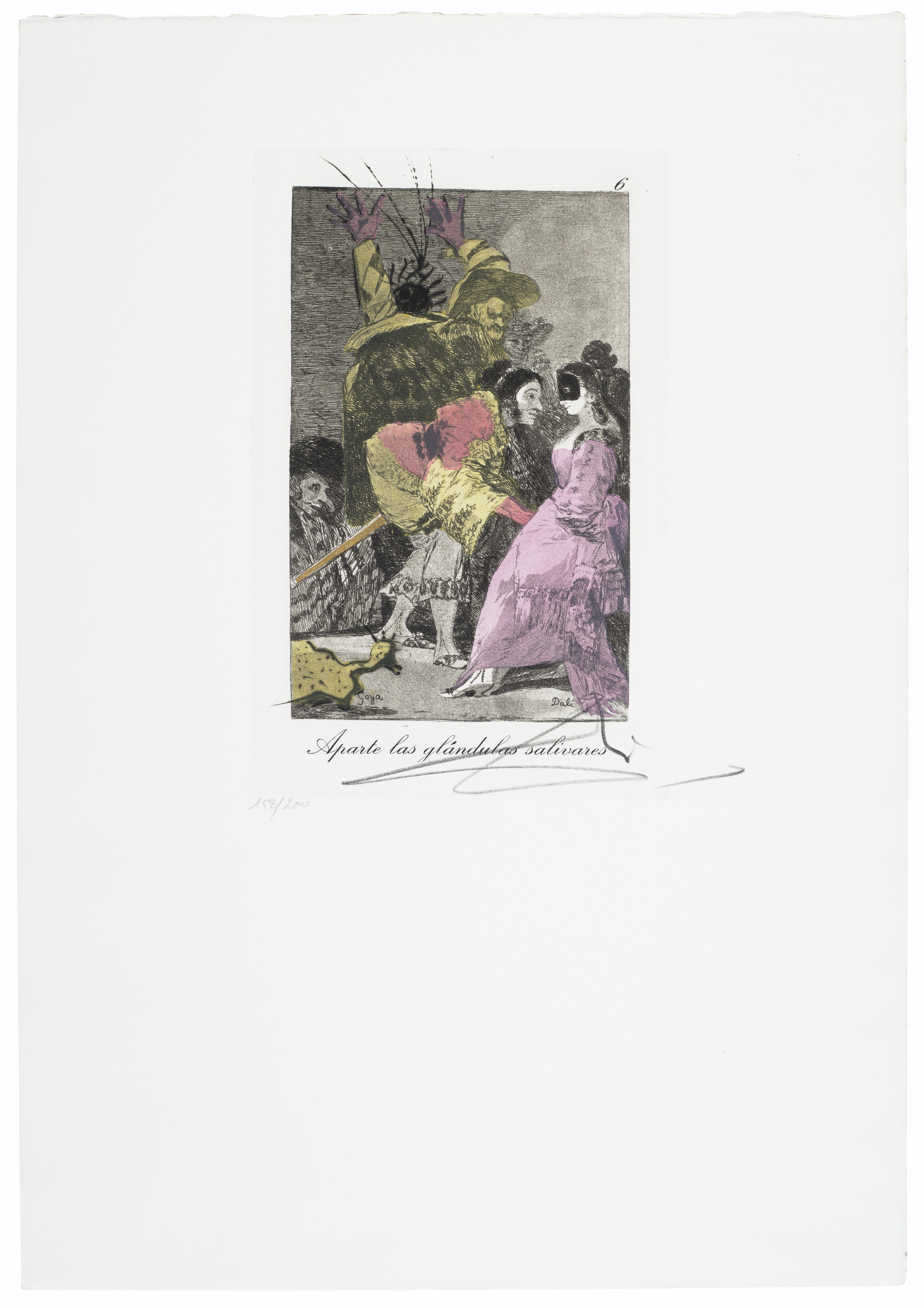 Salvador Dalí — "Капризы Гойи" Сальвадора Дали, Женева, Берггрюэн/Международные графические издания, 1977, изображение 10