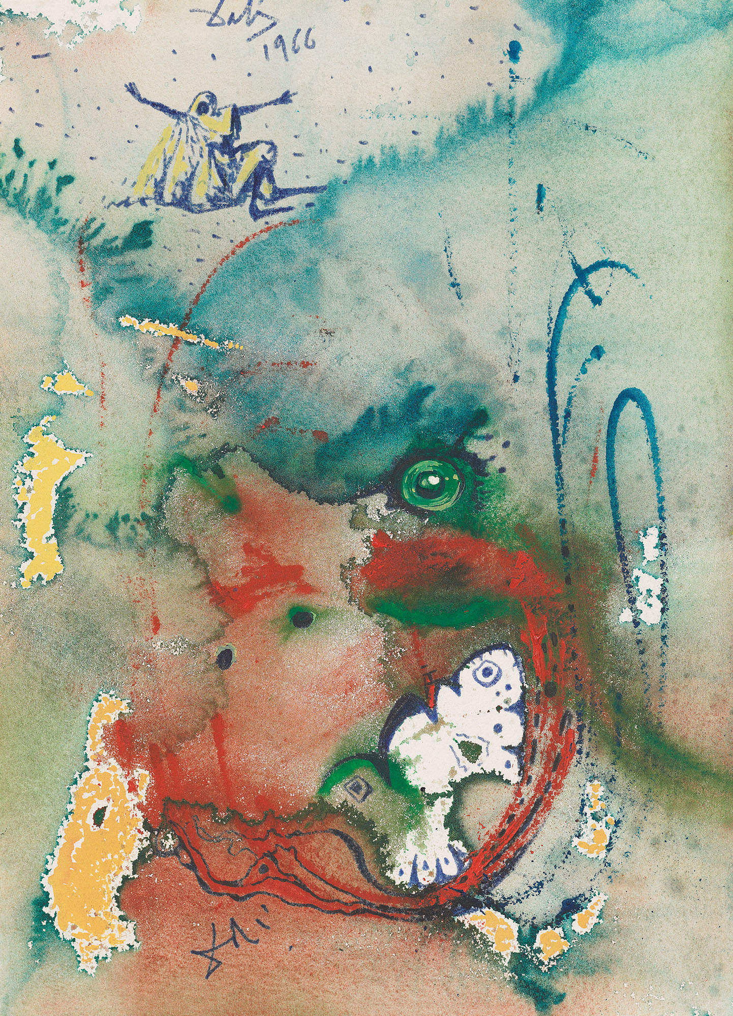 Salvador Dalí — Восточная фантазия для проекта иллюстраций о красоте леса и ночи.