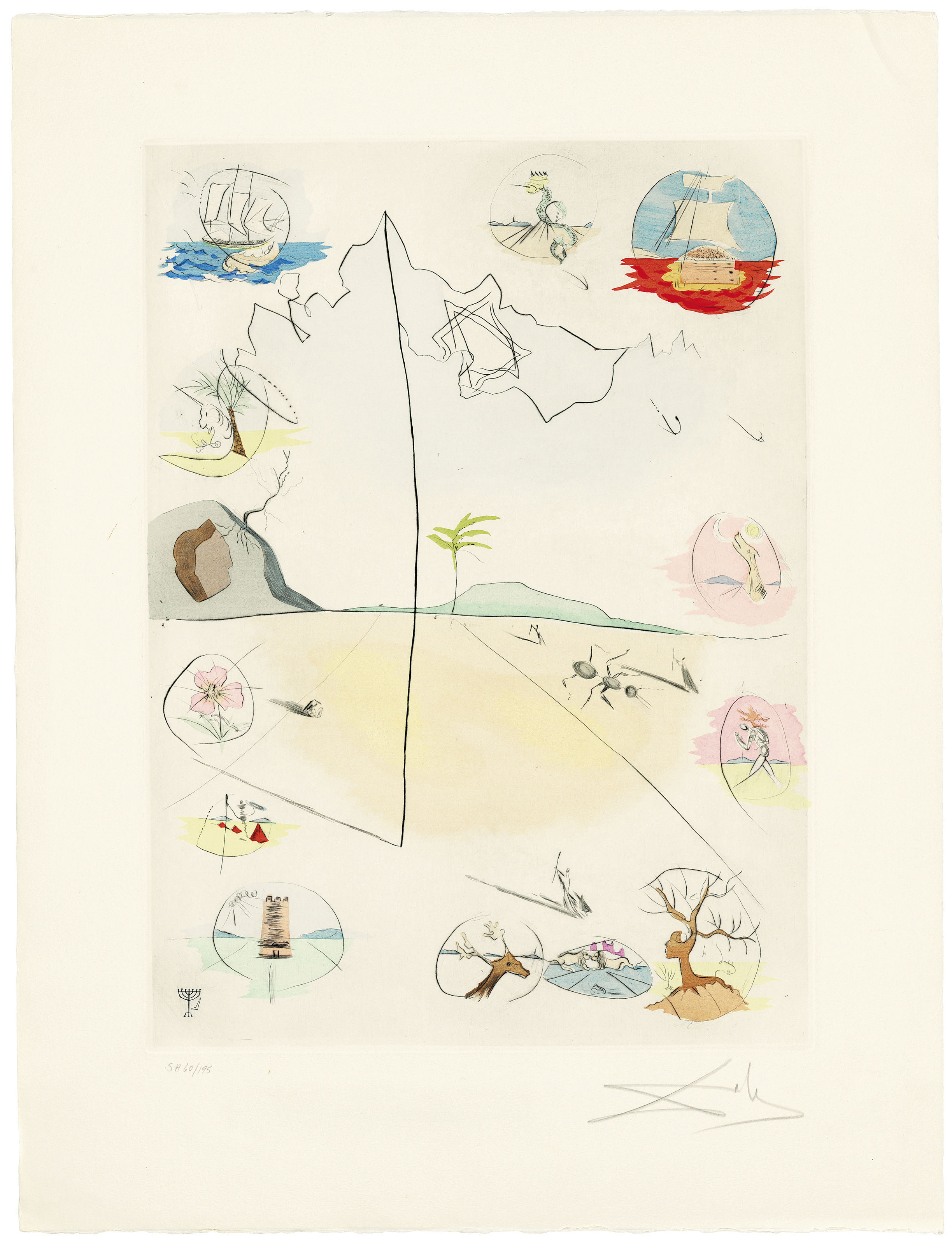 Salvador Dalí — Двенадцать колен Израилевых, изображение 3