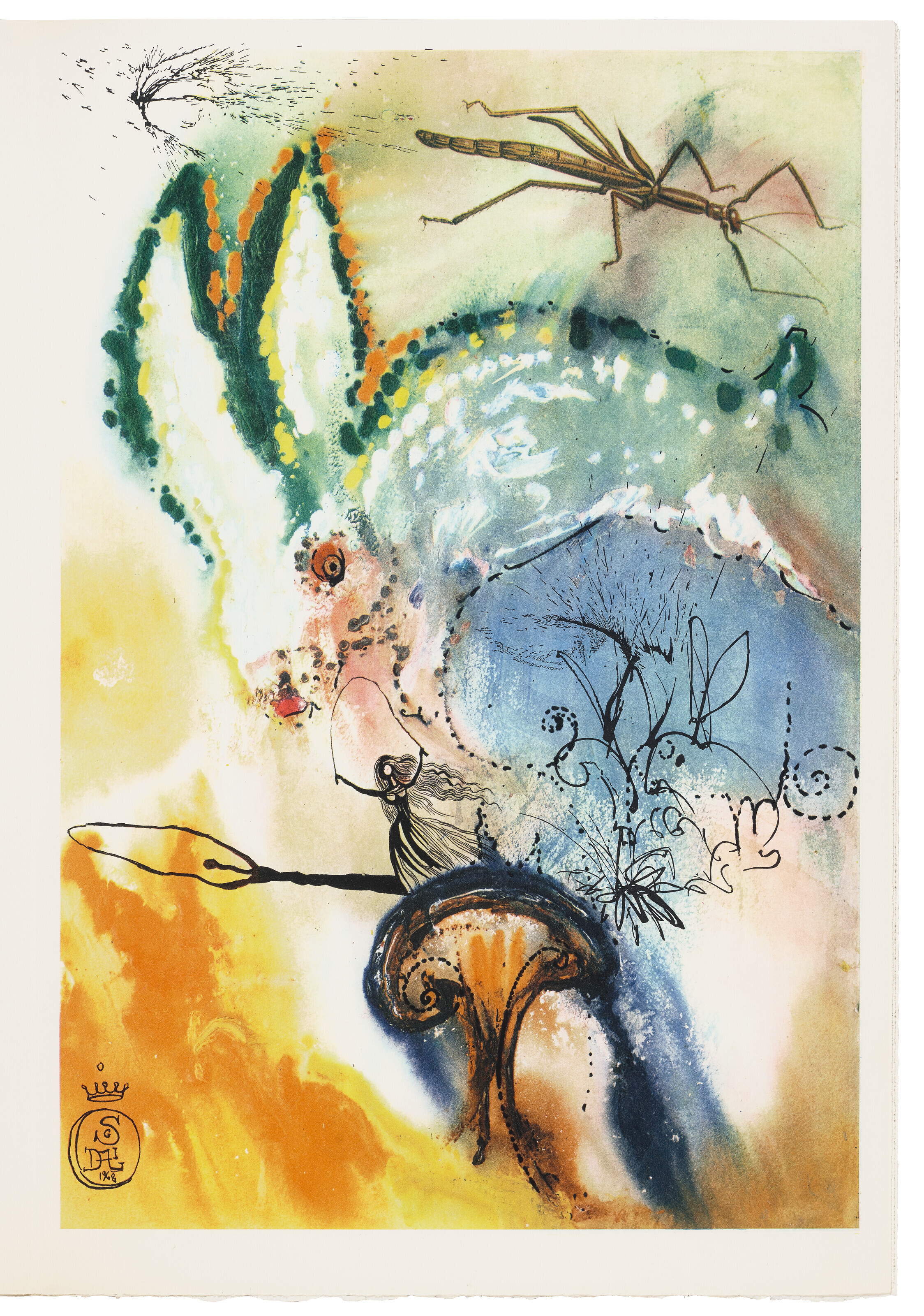 Salvador Dalí — Приключения Алисы в Стране чудес, изображение 2